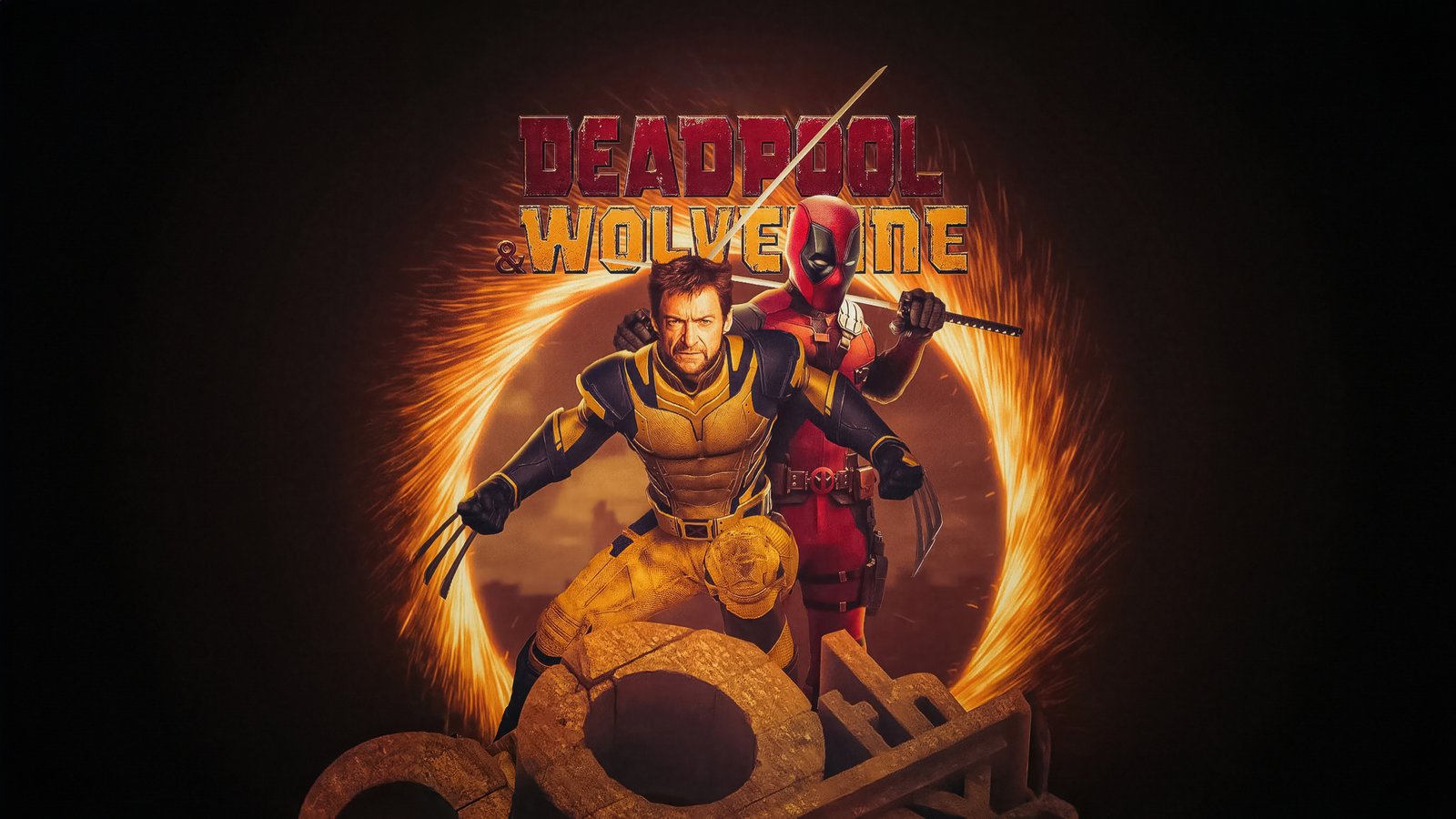 Deadpool And Wolverine Portal Wallpaper