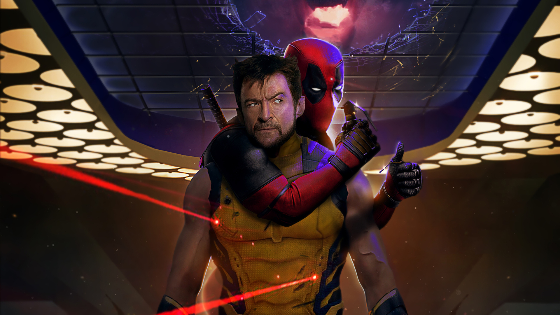 Deadpool And Wolverine Tracing The Journey Wallpaper