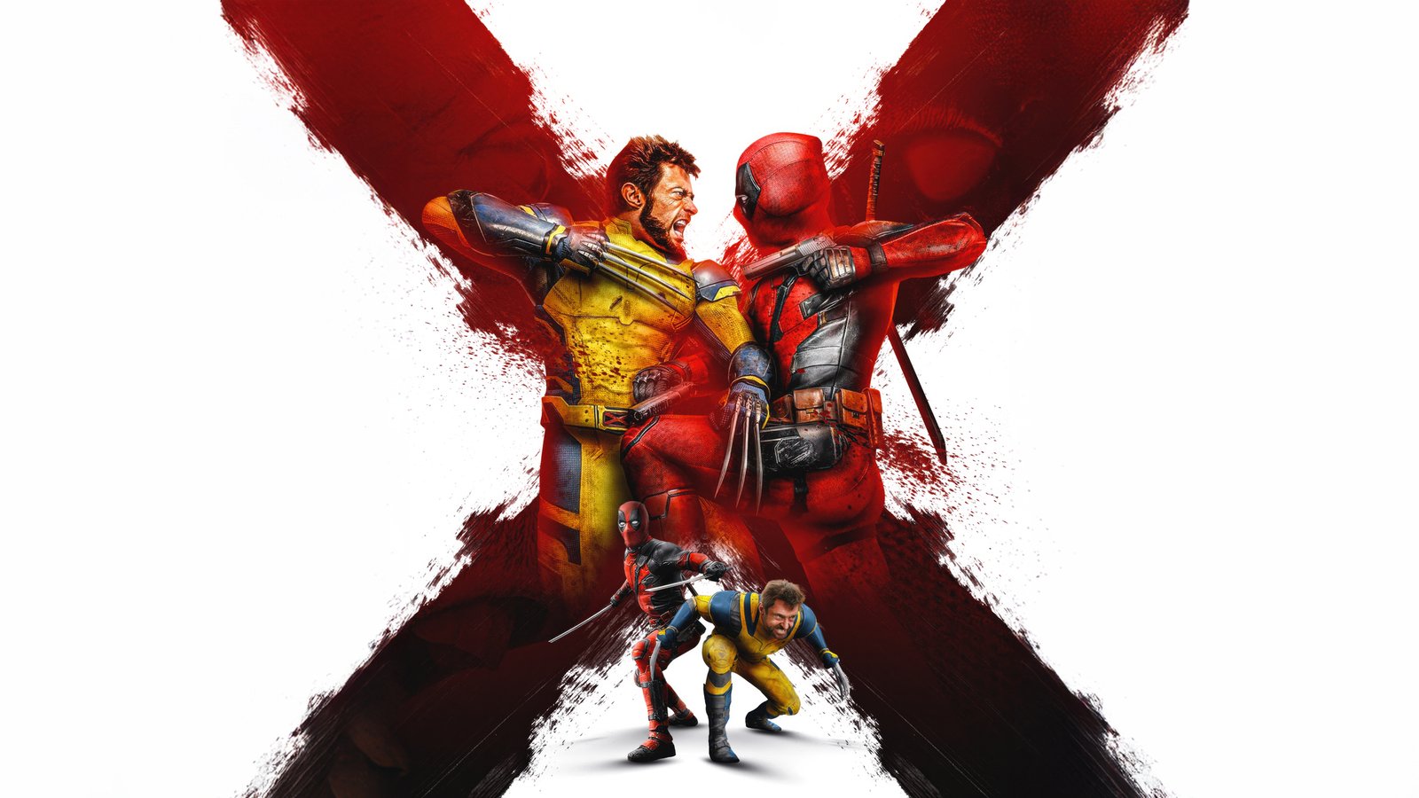 Deadpool And Wolverine Worlds Collide Wallpaper