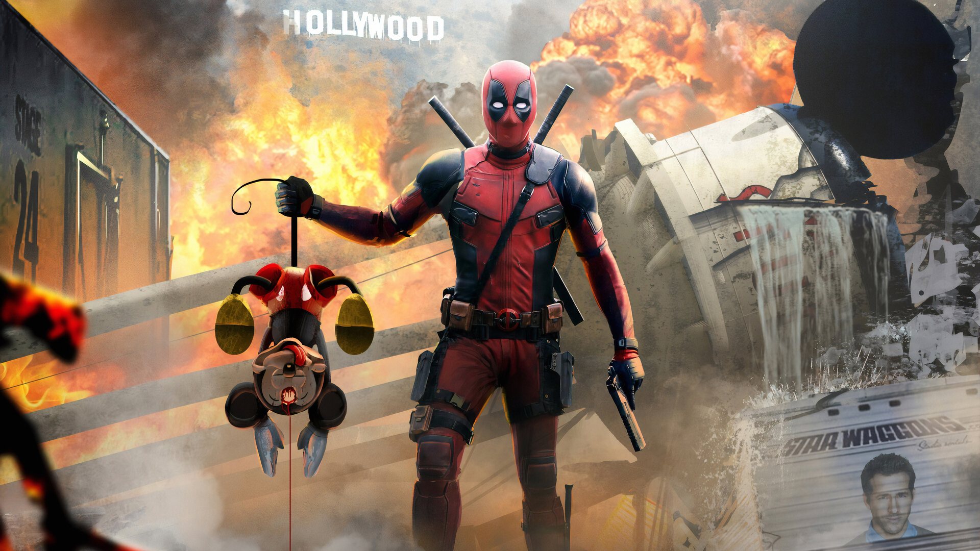 Deadpool Killed Mickey Mouse Wallpaper