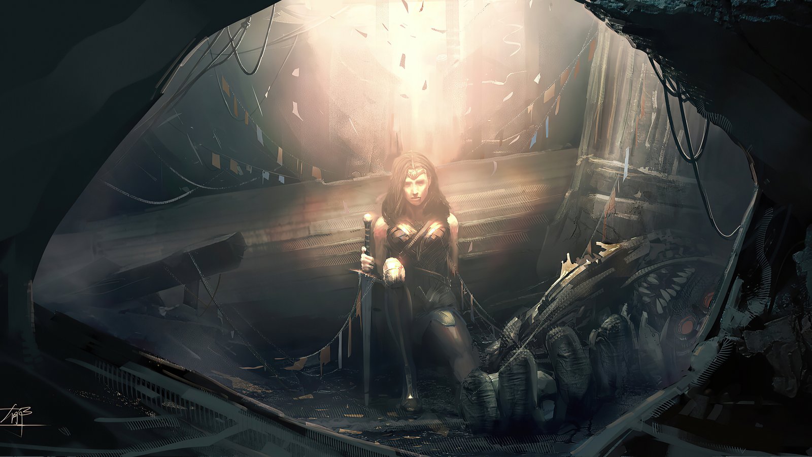 Death Of Wonder Woman Wallpaper