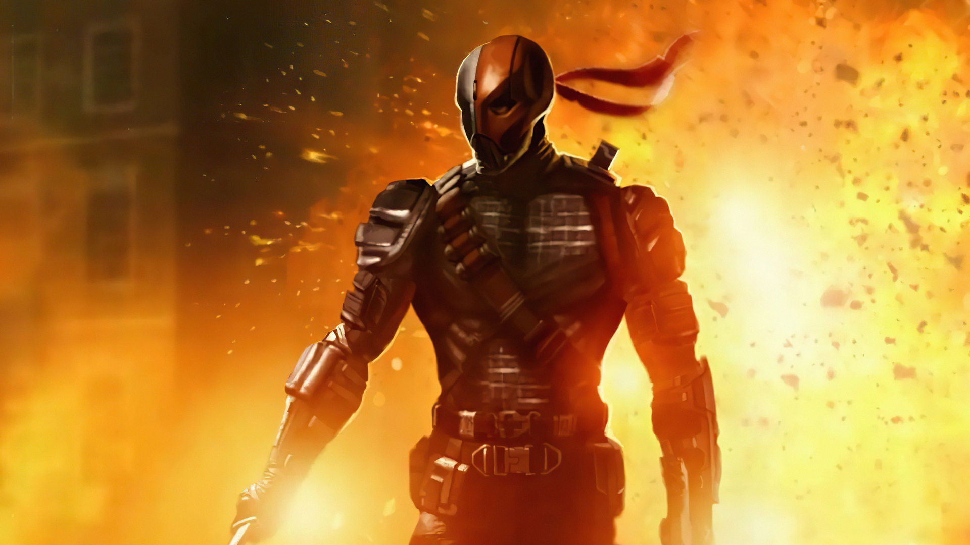 Death Stroke Concept Art 5k Wallpaper