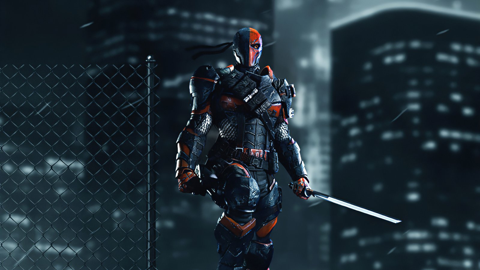 Deathstroke 4k Night Wallpaper