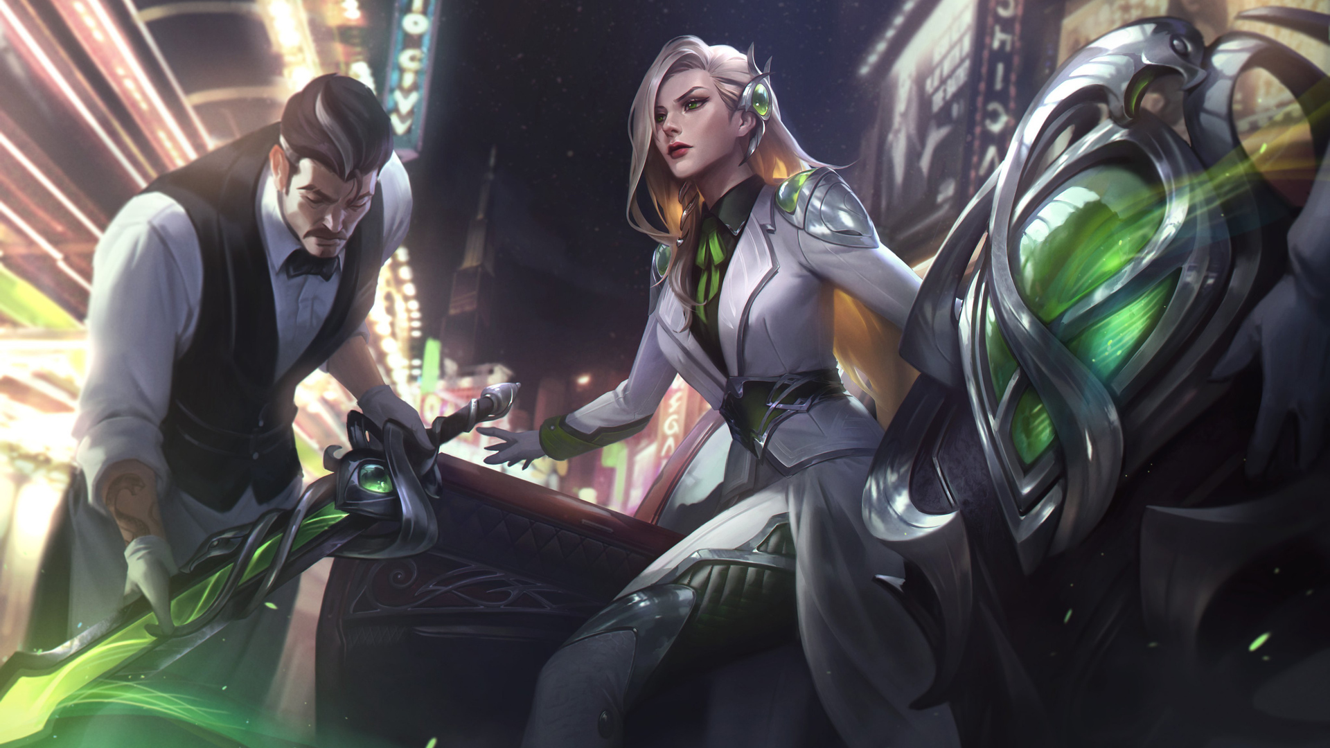 Debonair Leona League Of Legends Wallpaper