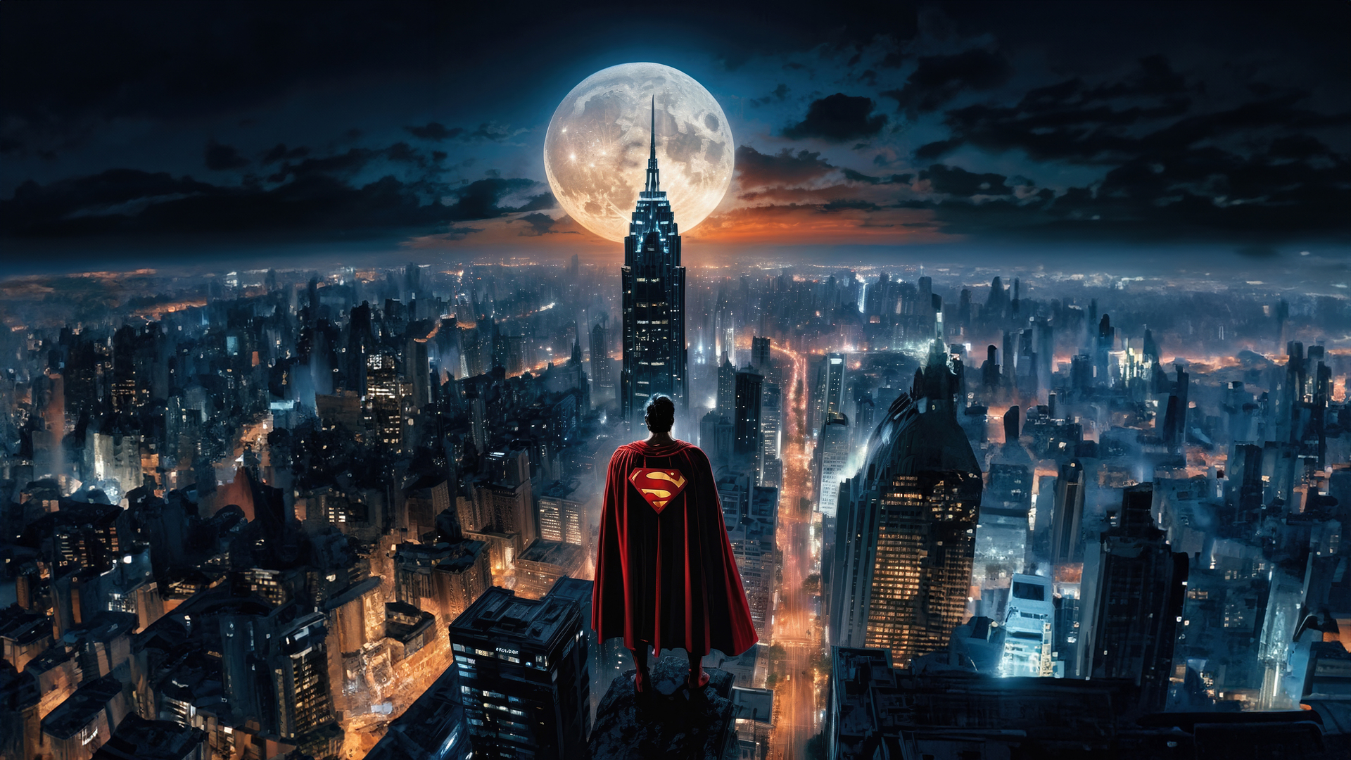 Defying Superman City Wallpaper