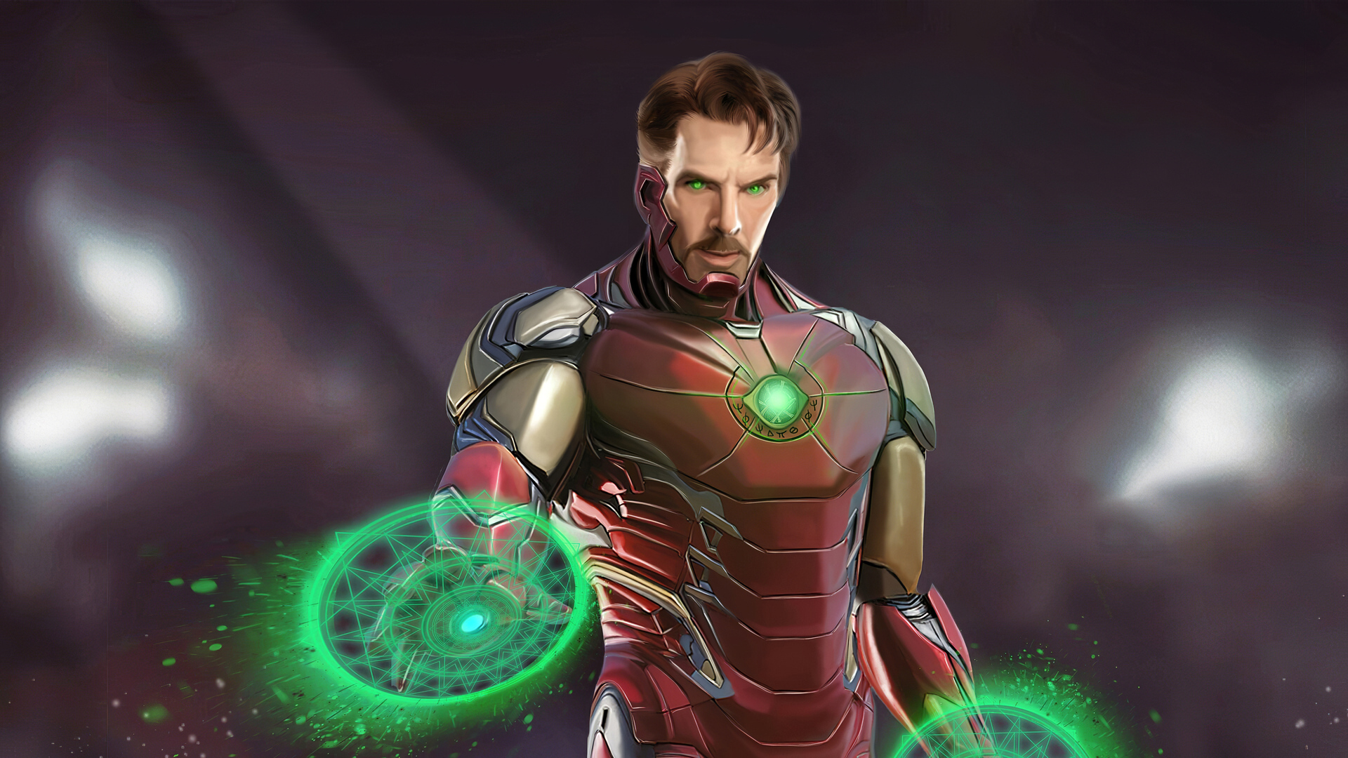 Doctor Strange As Ironman Wallpaper