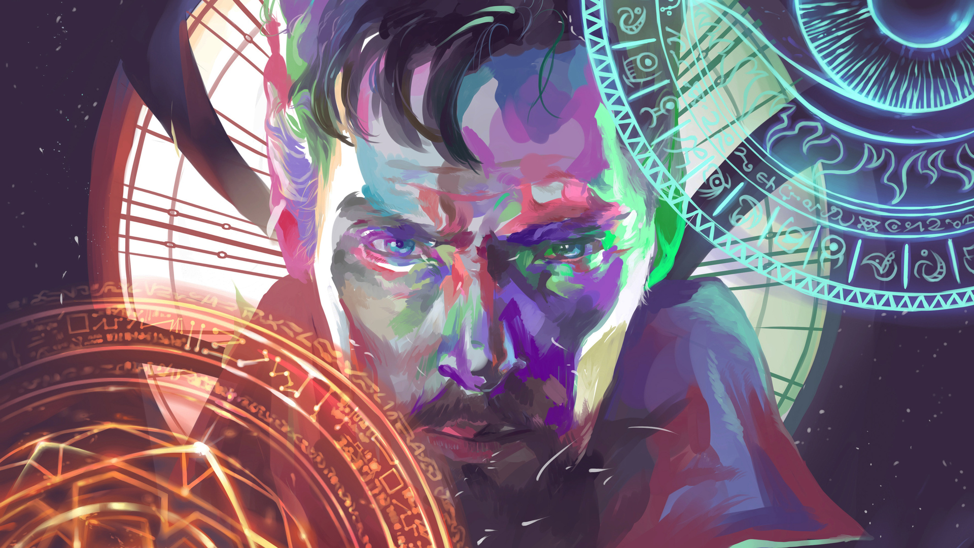 Doctor Strange Paint Artworks Wallpaper