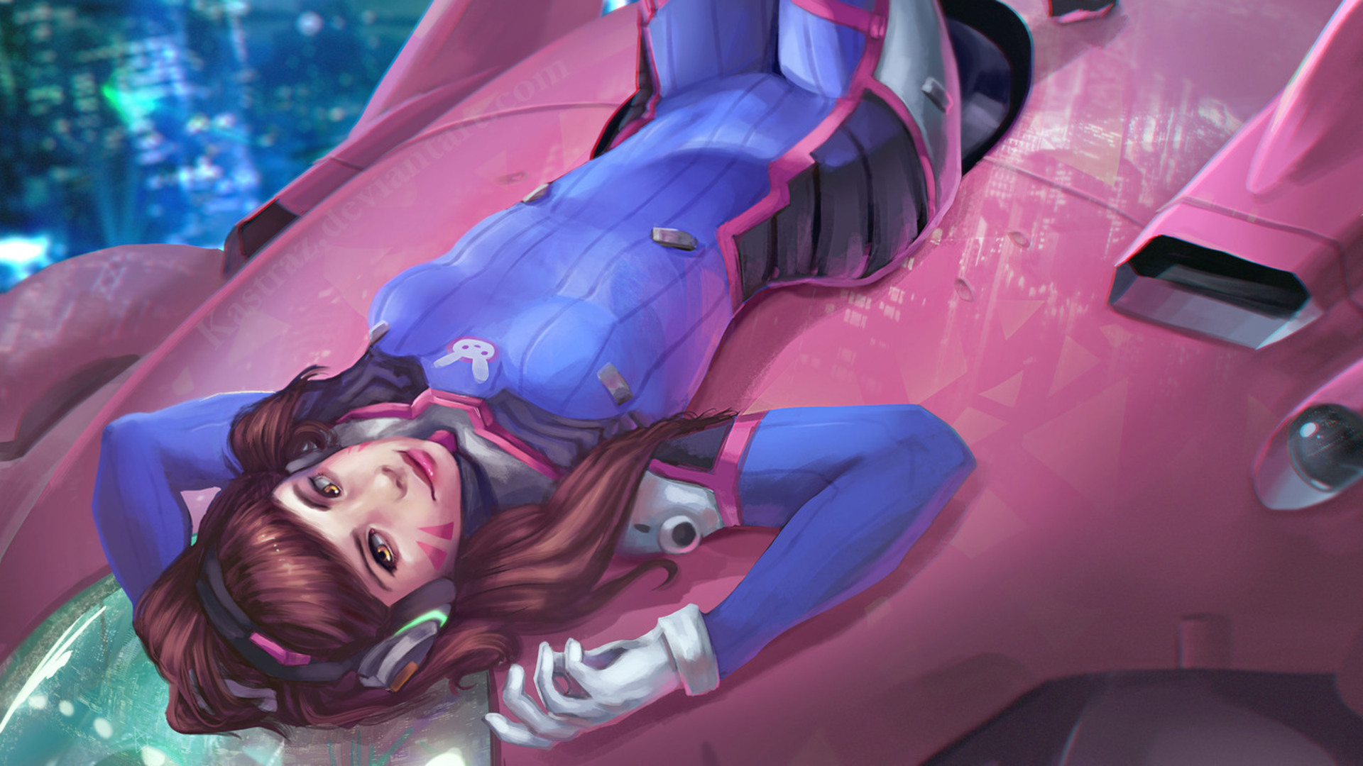 Dva Overwatch Amazing Art Wallpaper