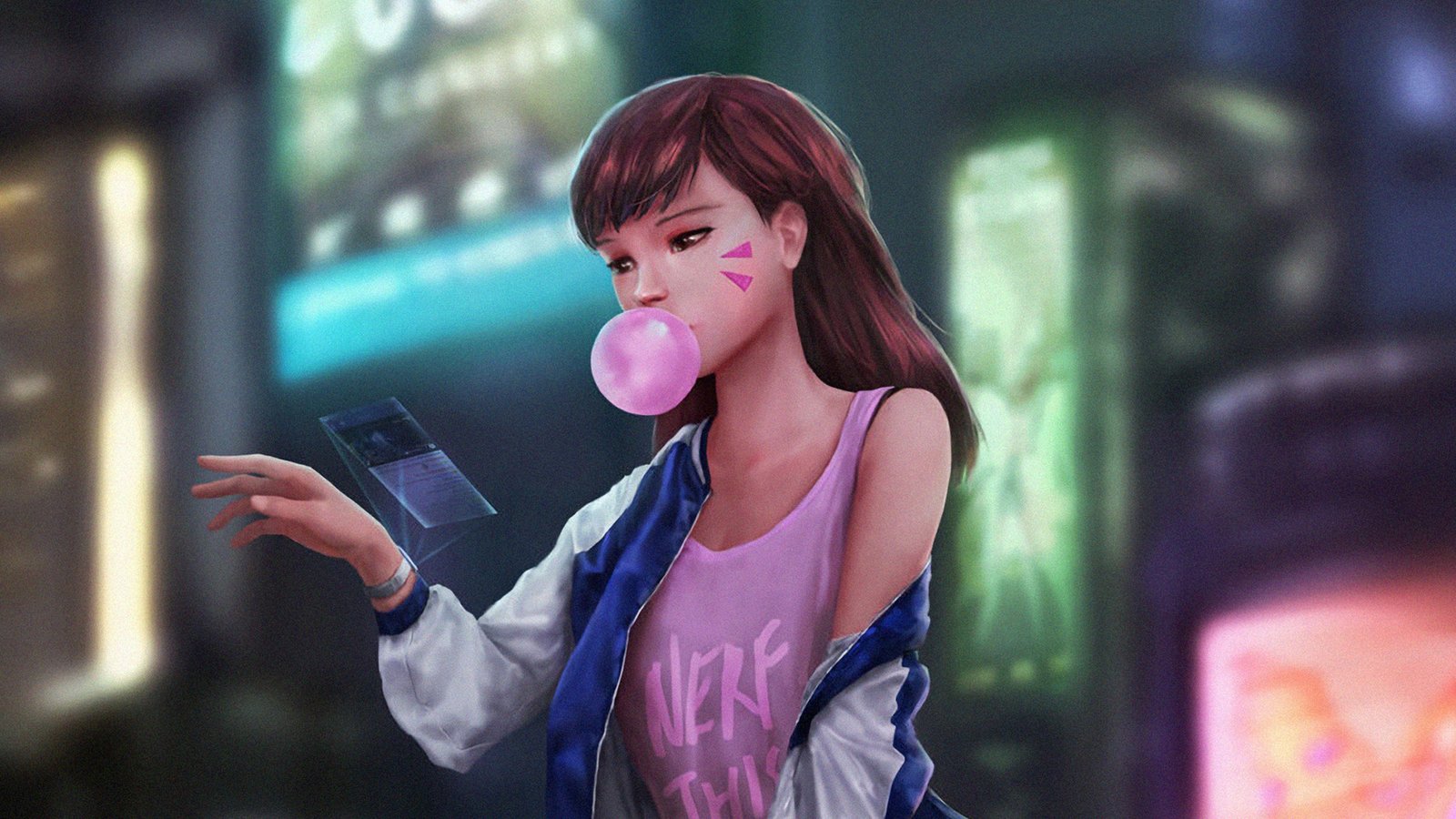 Dva Overwatch Casual Wallpaper