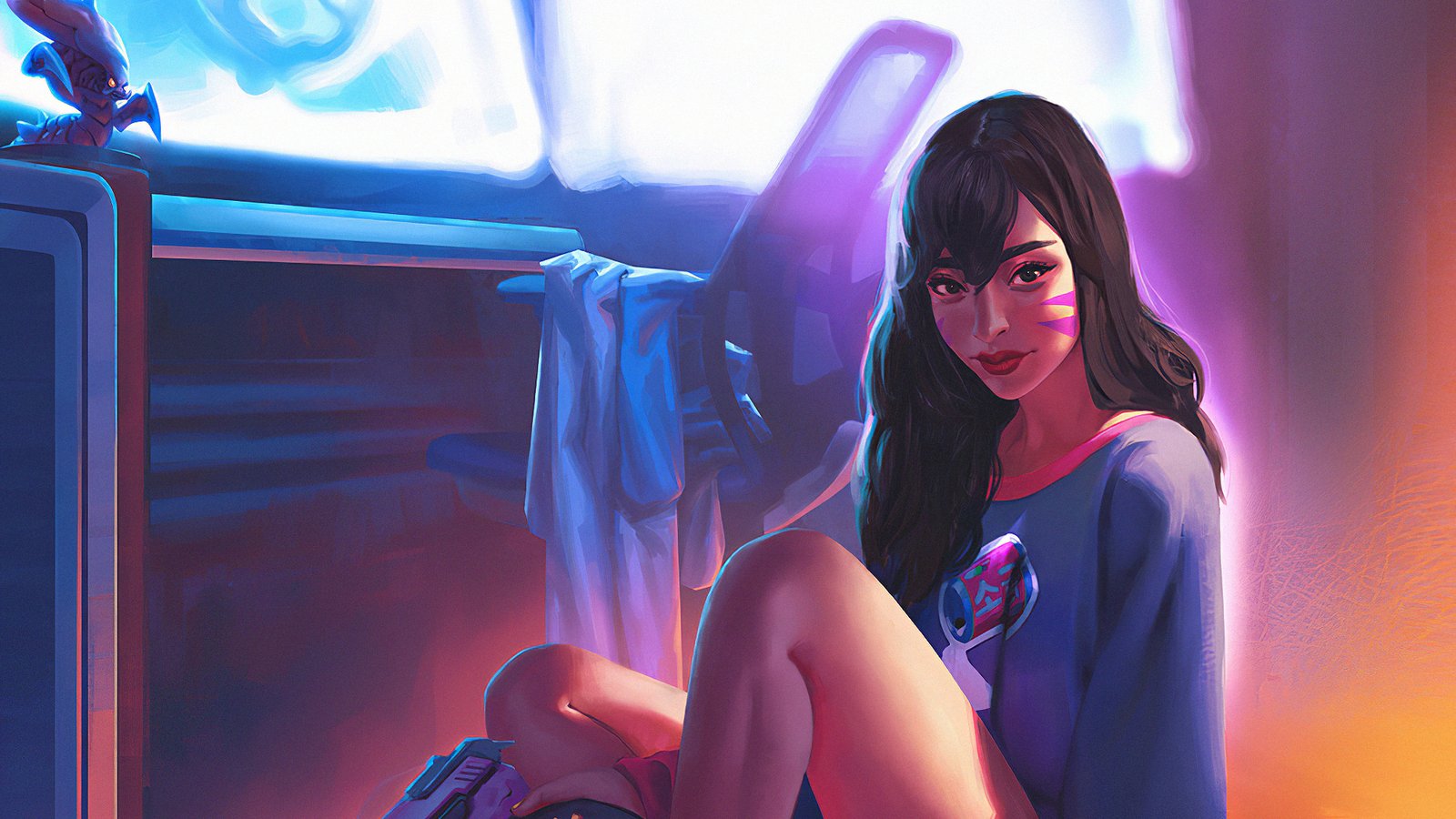 Dva Sitting Wallpaper