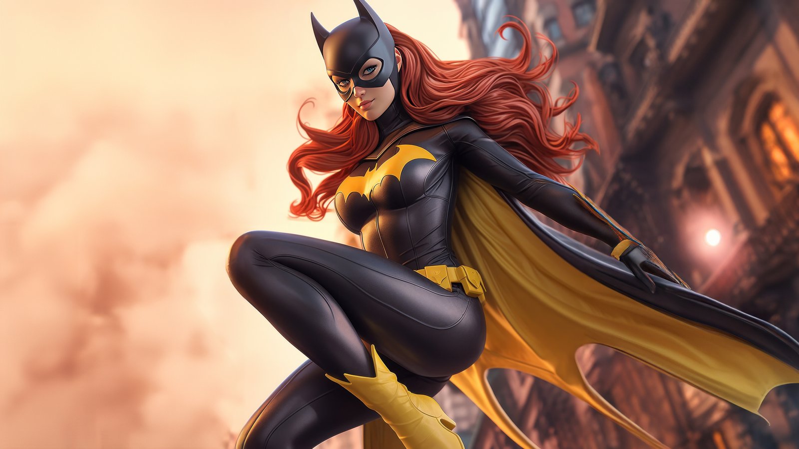 Dynamic Batgirl Wallpaper