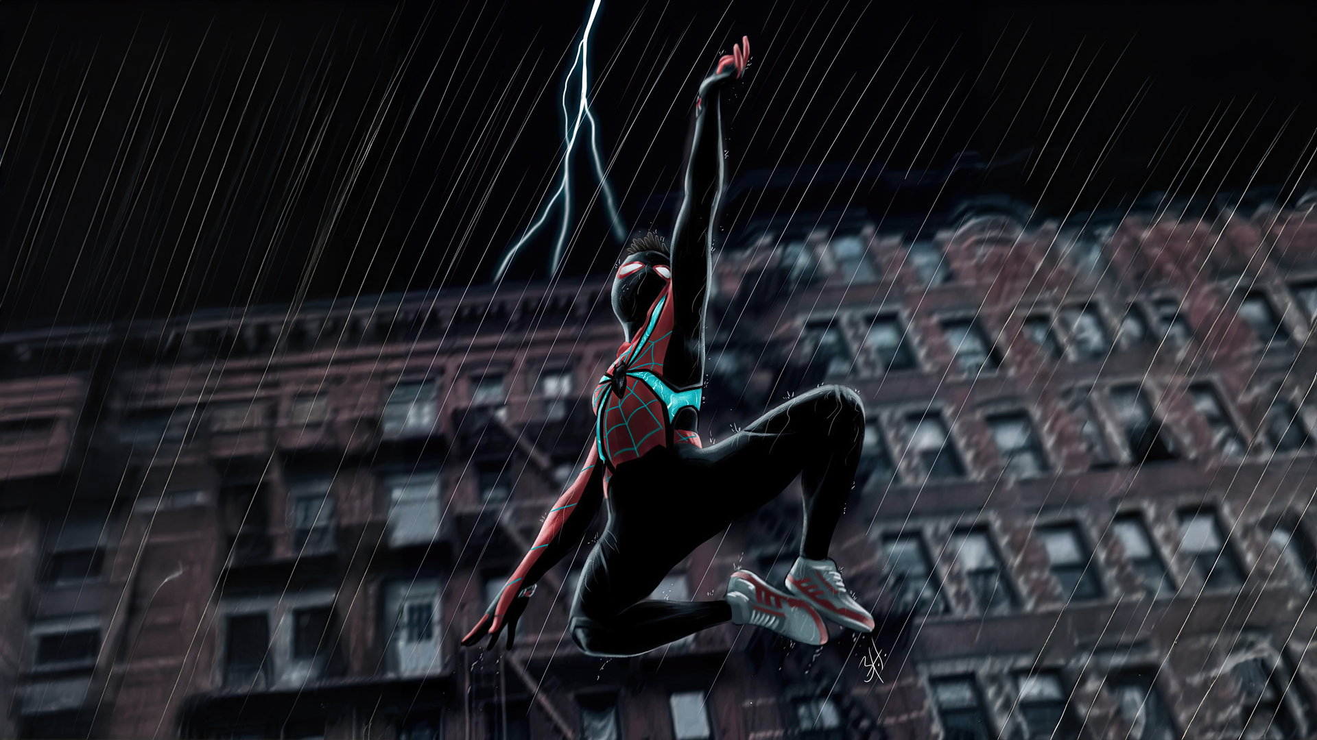 Embodied Heroism By Spiderman Wallpaper