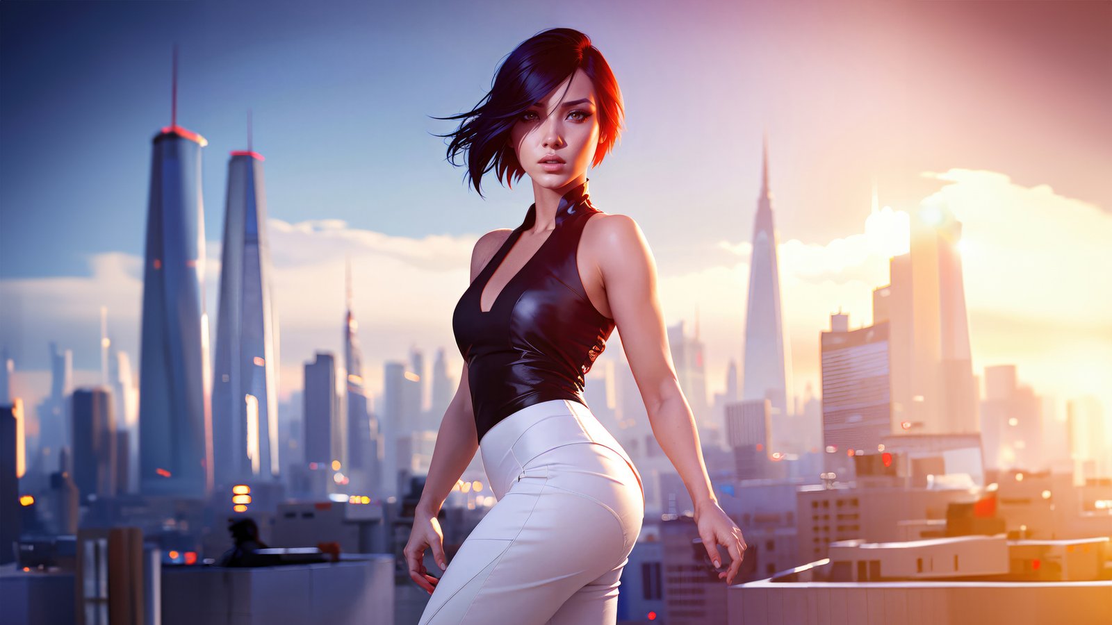 Faith Connors In Mirrors Edge Catalyst Wallpaper