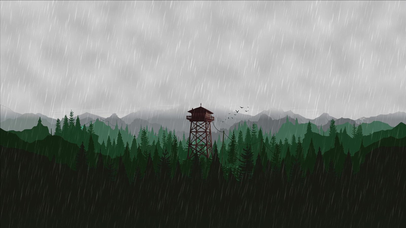 Firewatch Scenery 5k Wallpaper