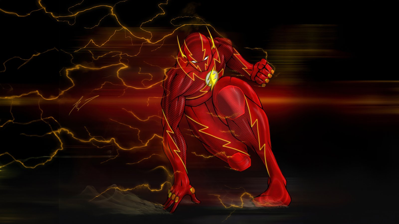 Flash Dark Defender Wallpaper