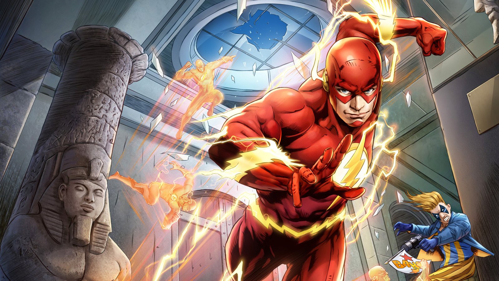 Flash Digital Art 5k Wallpaper