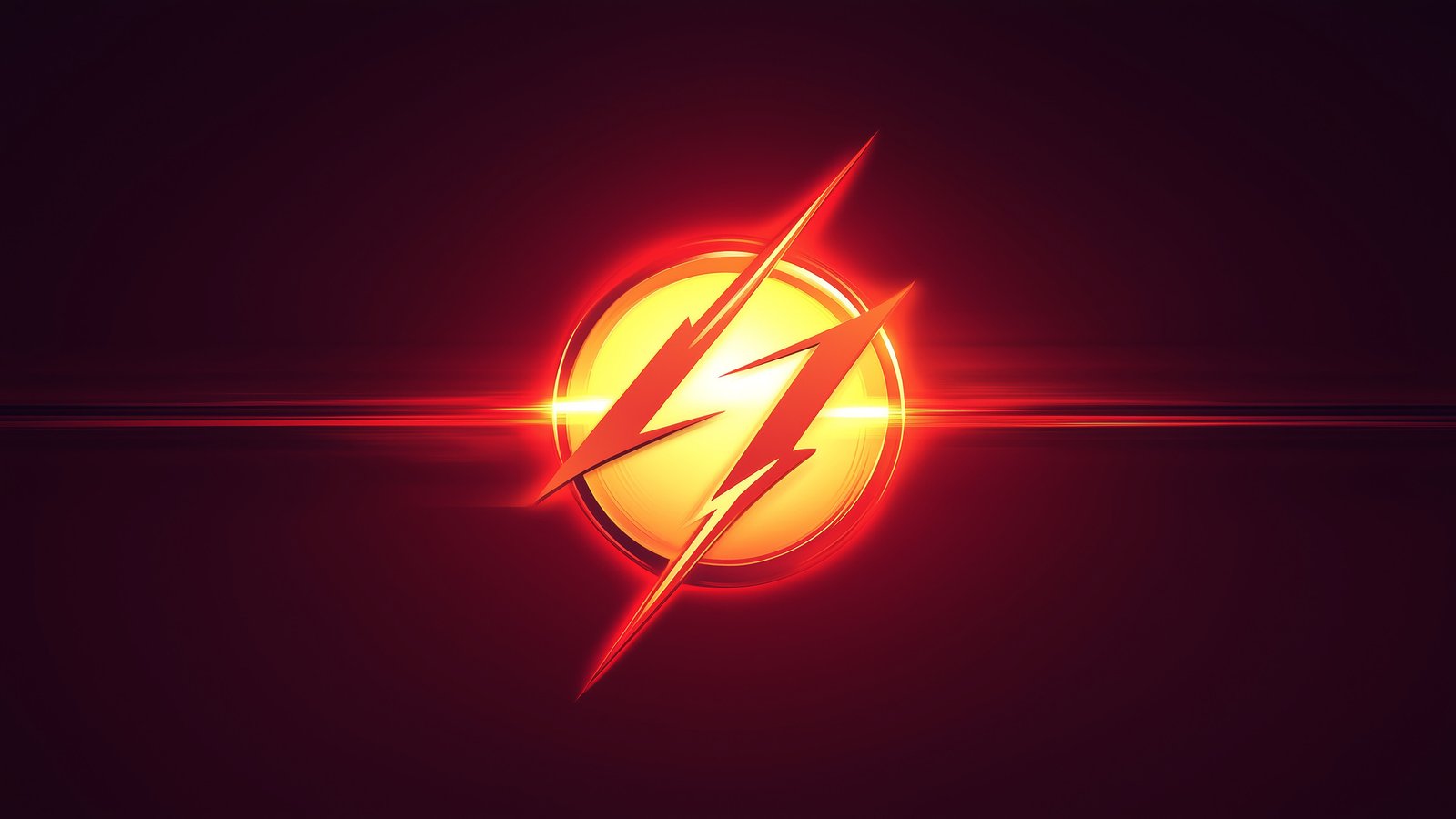 Flash Logo 5k Wallpaper