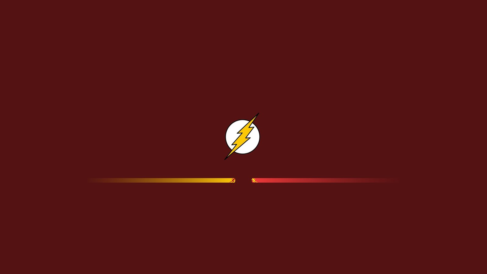 Flash Reverse Flash Minimalist Wallpaper