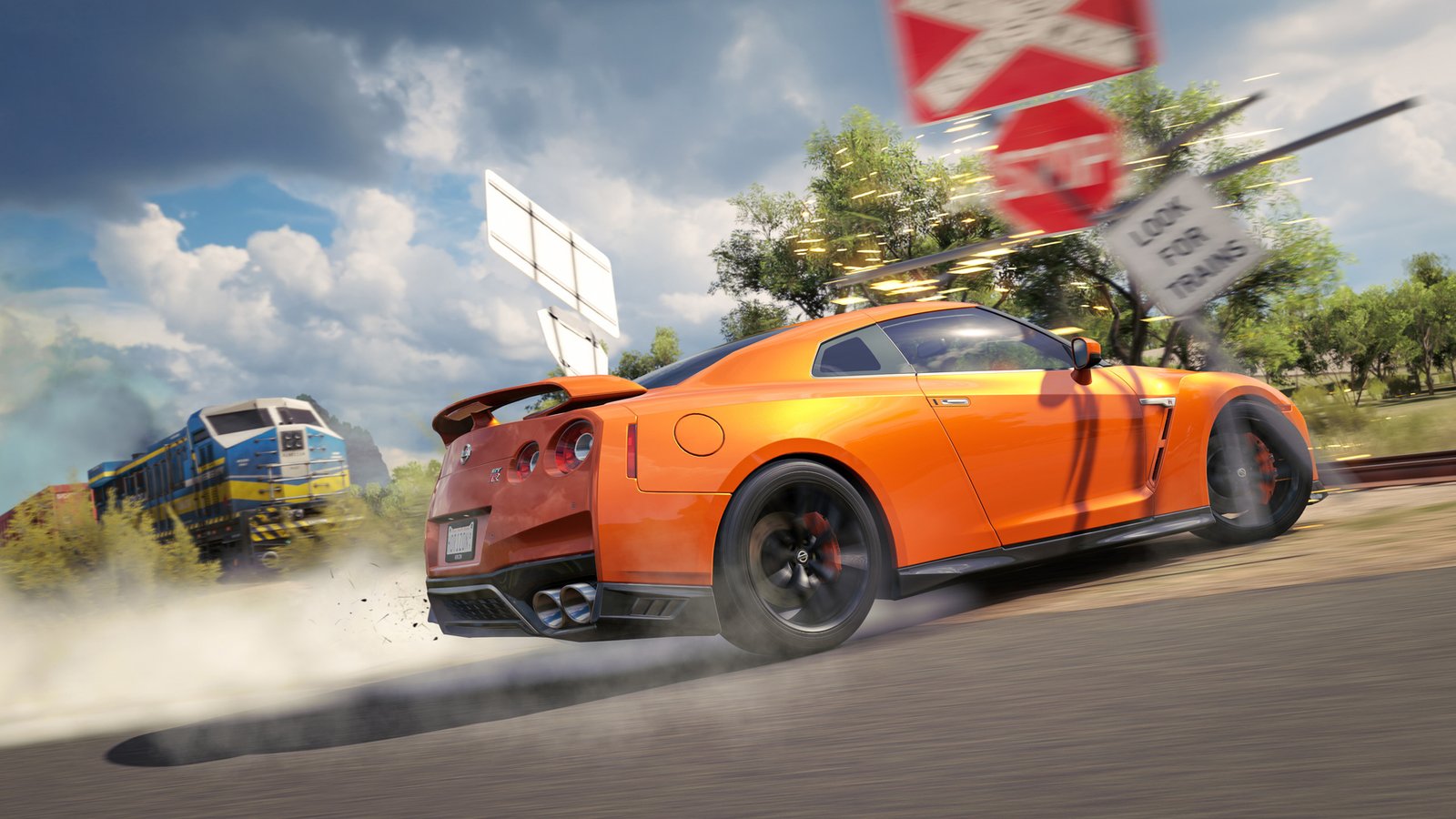 Forza Horizon 3 Nissan Gtr Drift 4k Wallpaper