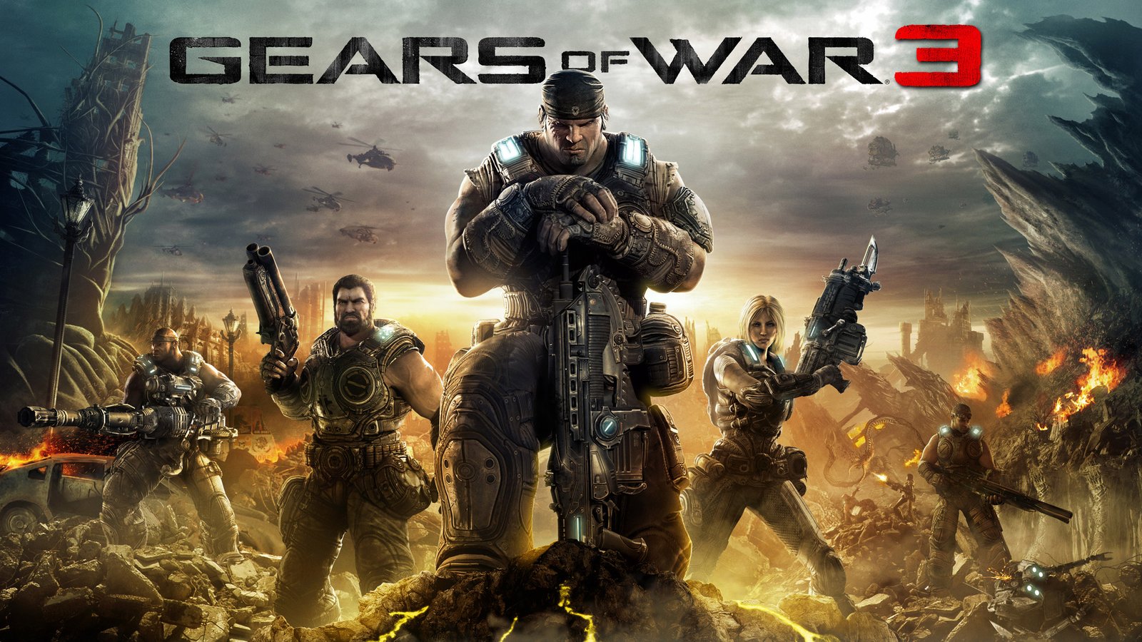 Gears Of War 3 4k Wallpaper