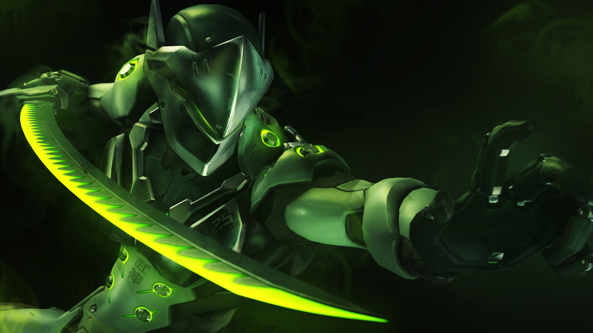 Genji Overwatch 5k Artwork Wallpaper