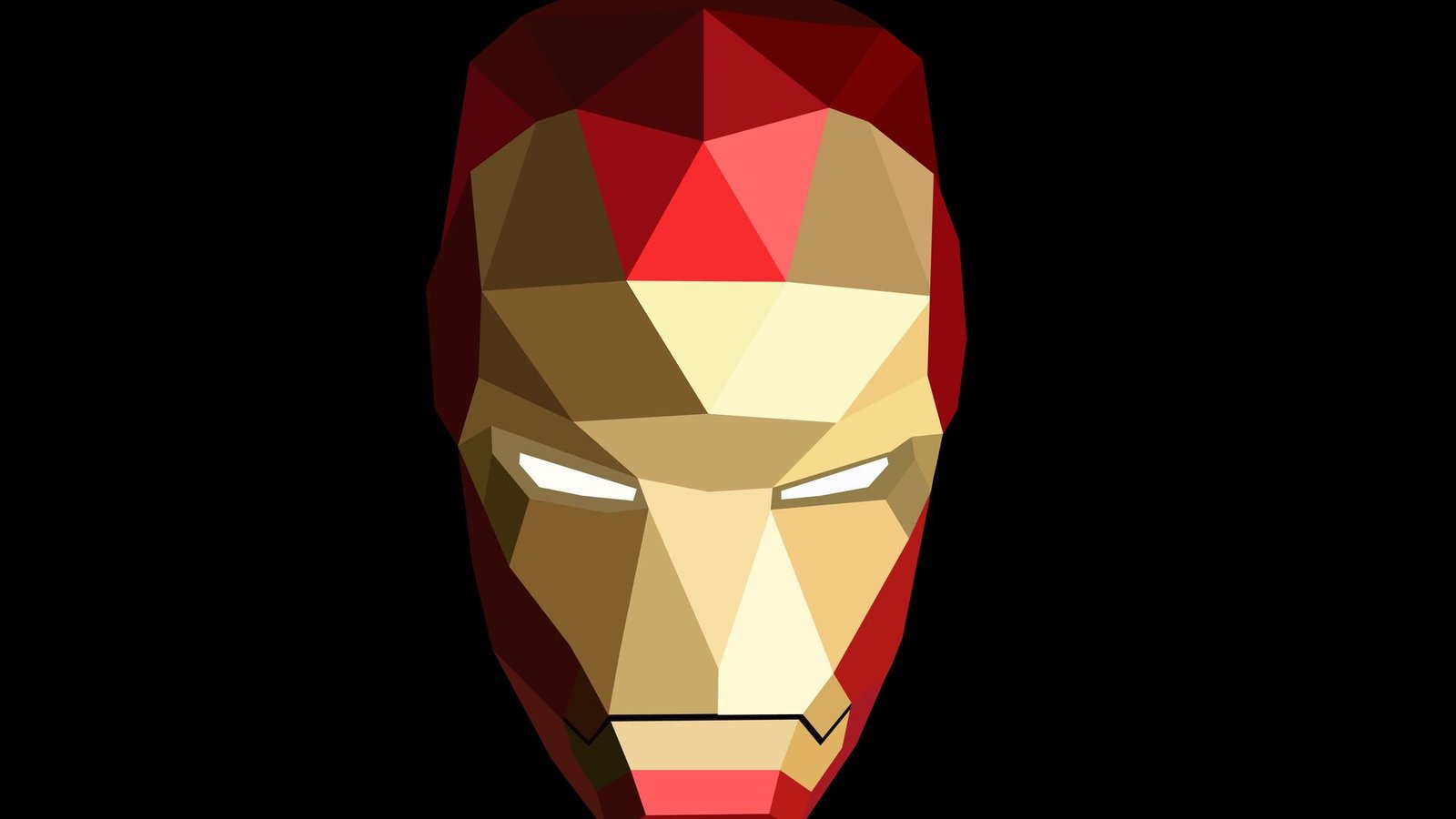 Geometric Iron Man Wallpaper