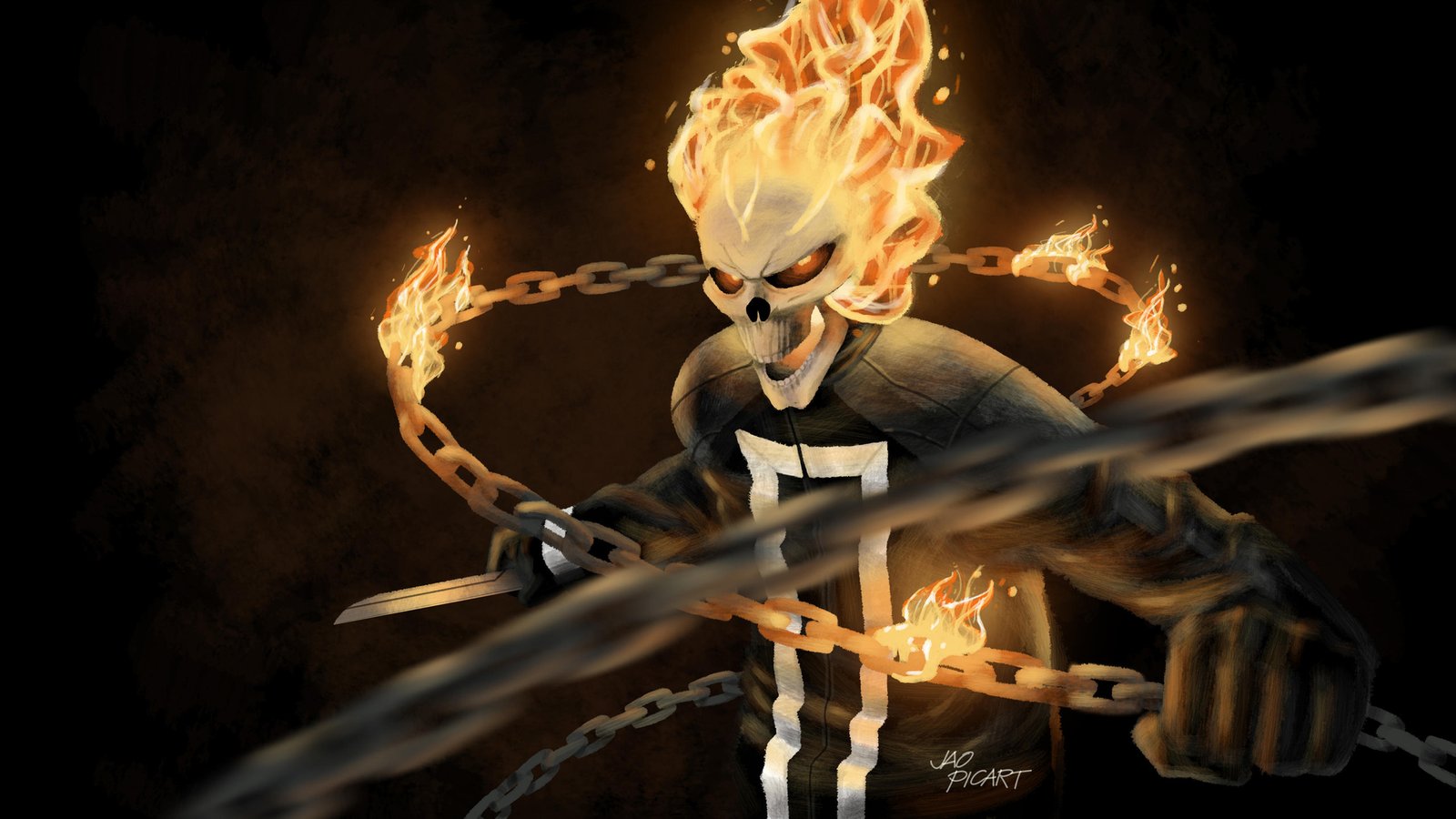 Ghost Rider Agents Of SHIELD Art Wallpaper