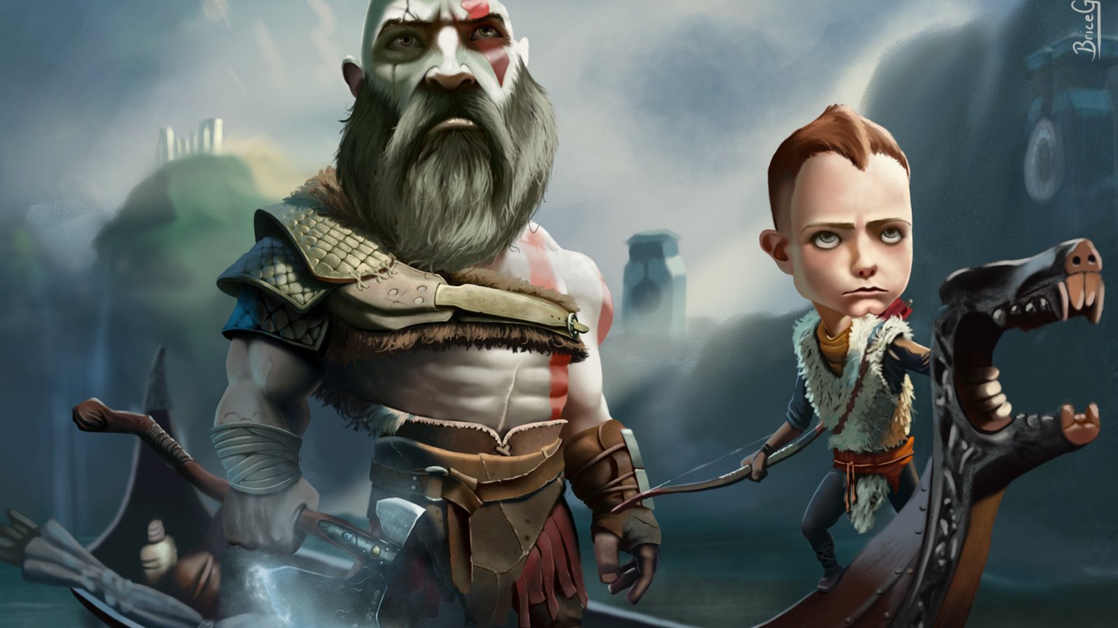 God Of War Artwork Wallpaper