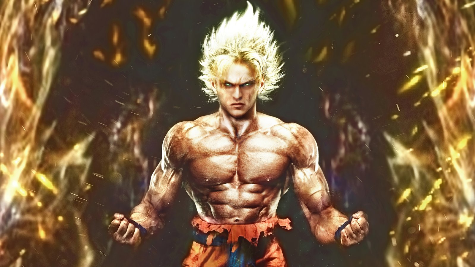 Goku Fire 2020 Wallpaper