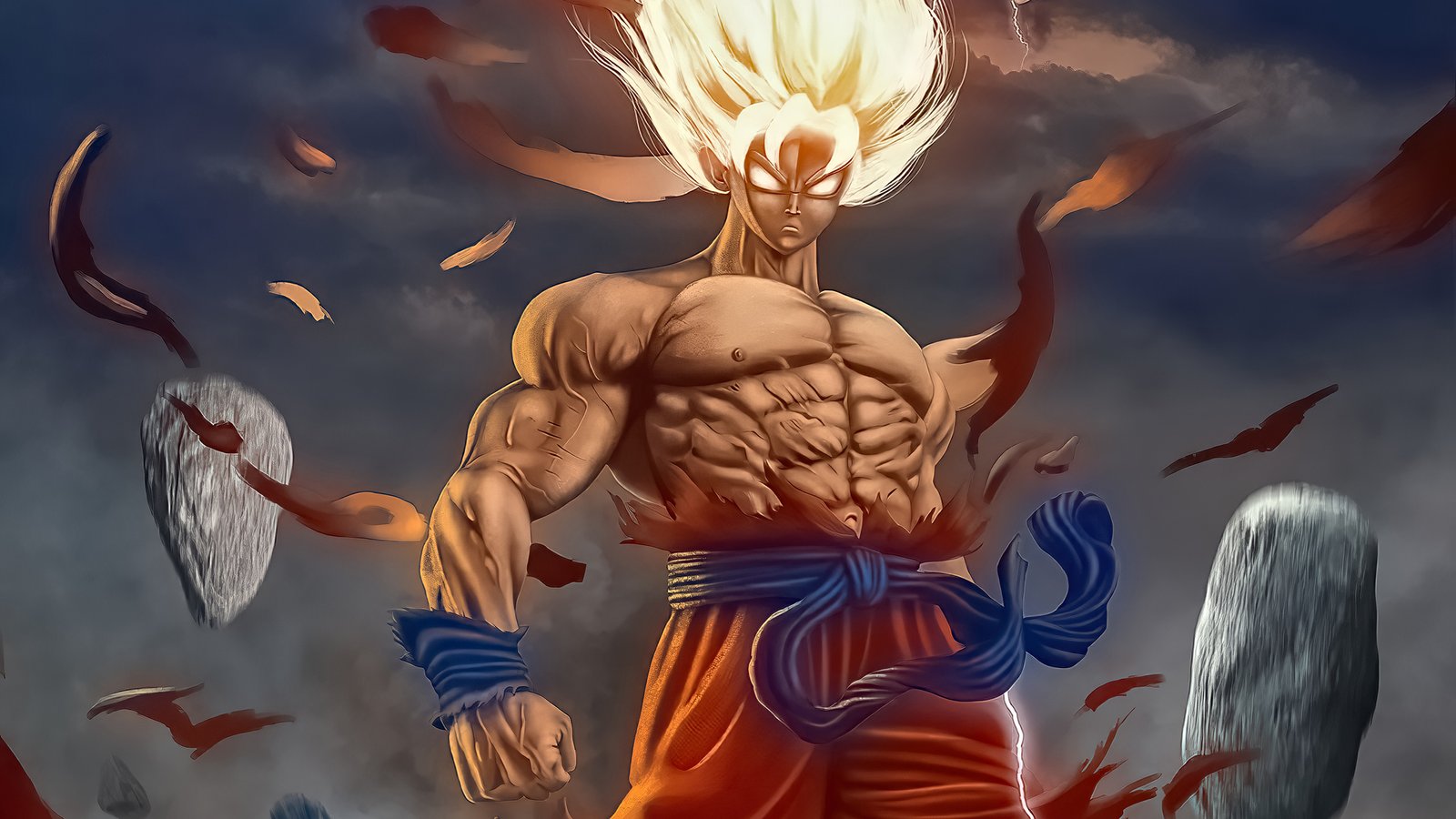 Goku Jacked Up Wallpaper