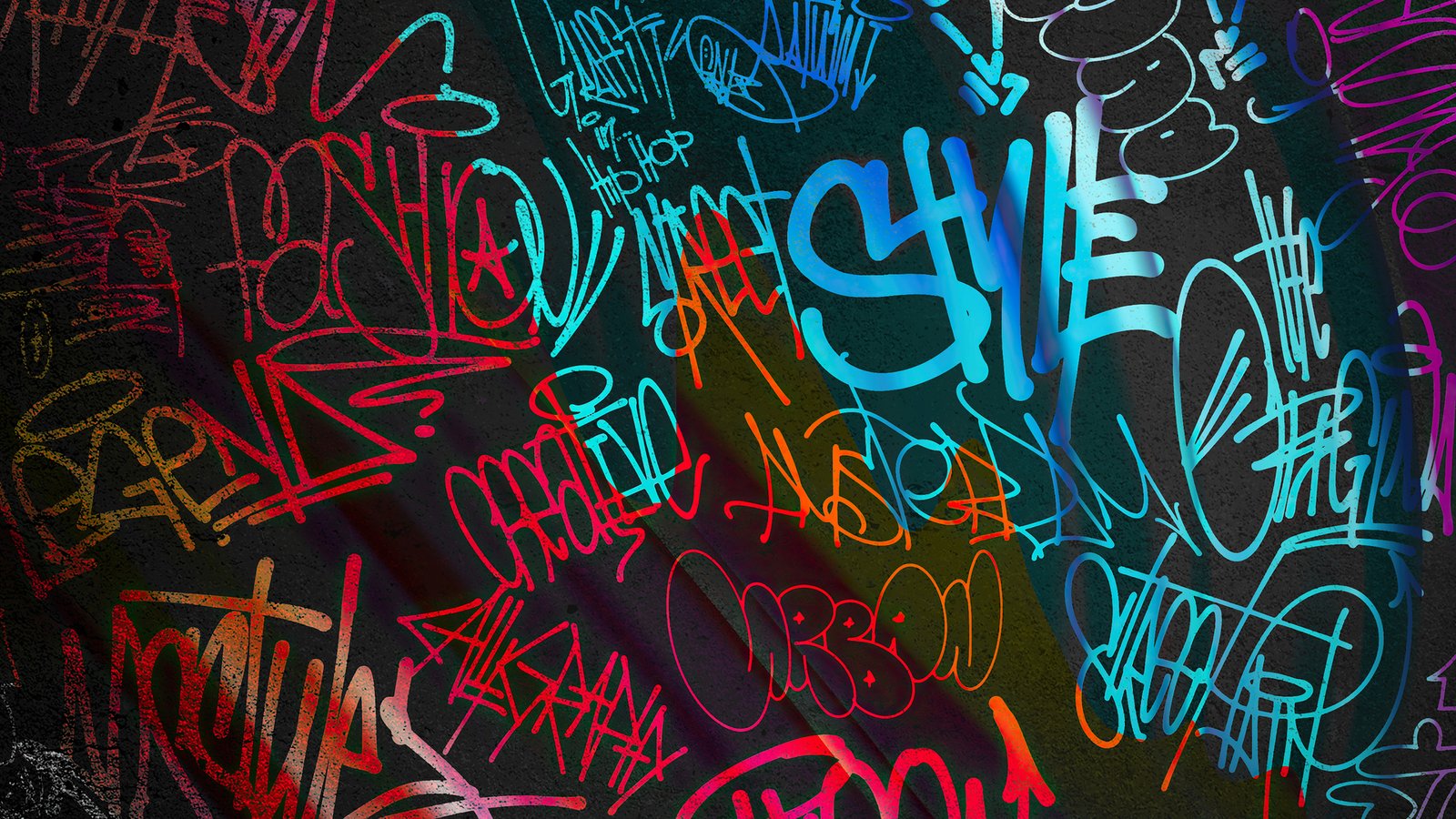 Graffiti Typos Wallpaper