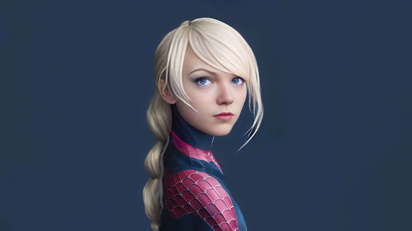 Gwen Stacy As Gwen Illustration Wallpaper