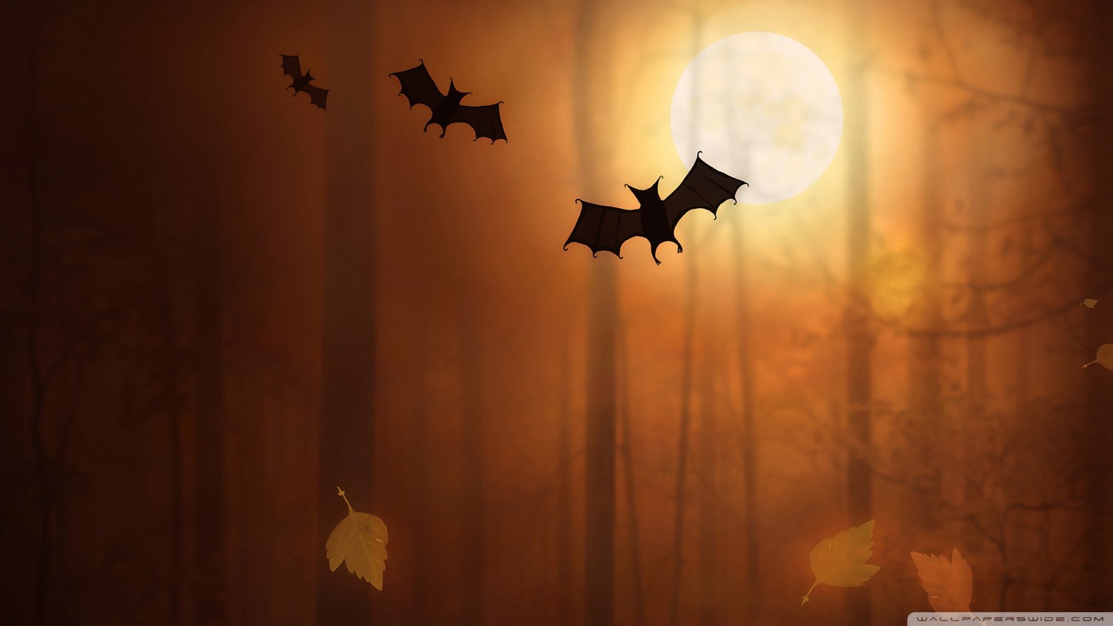 Halloween Bats Wallpaper