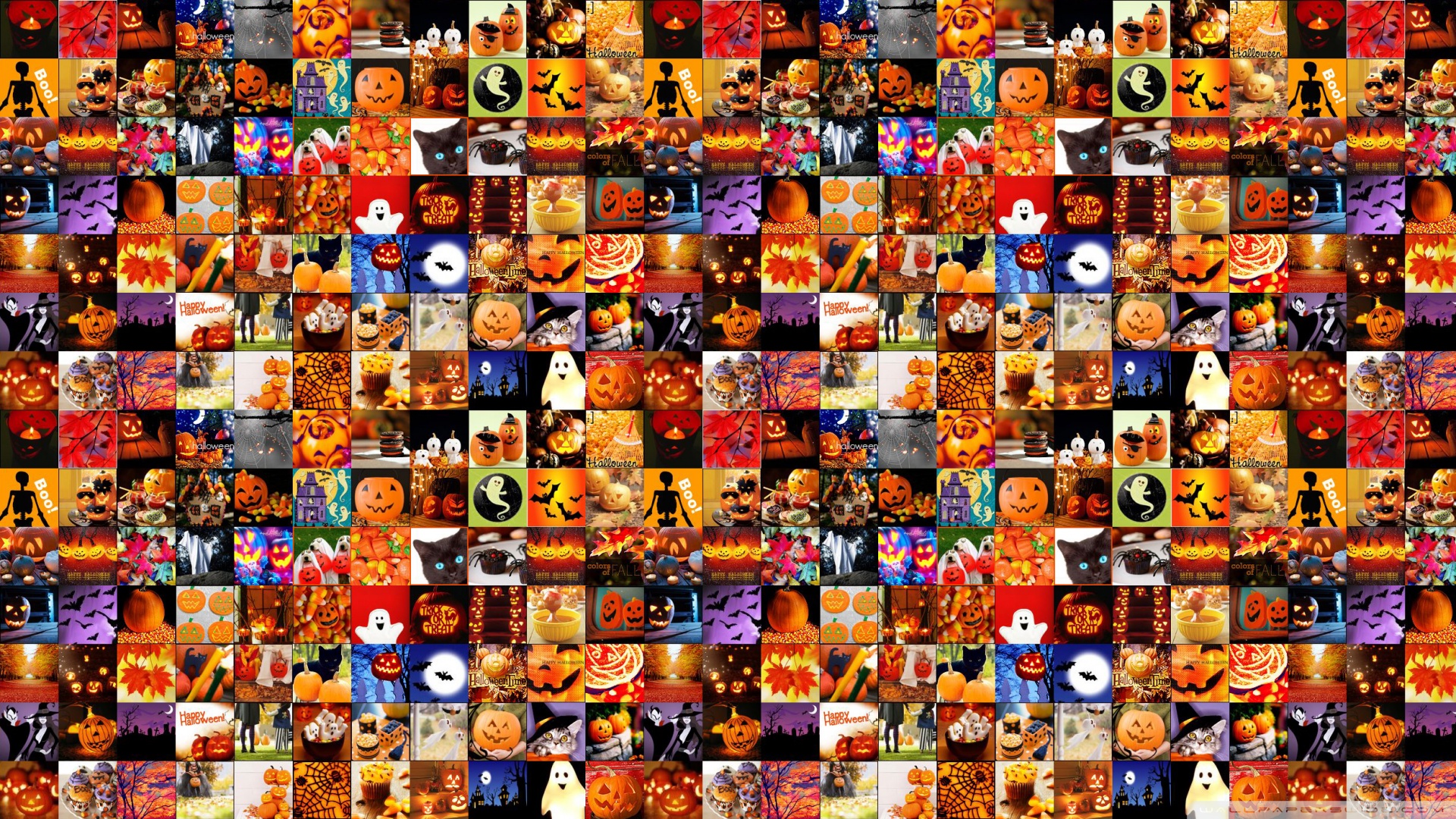 Halloween Icons Wallpaper