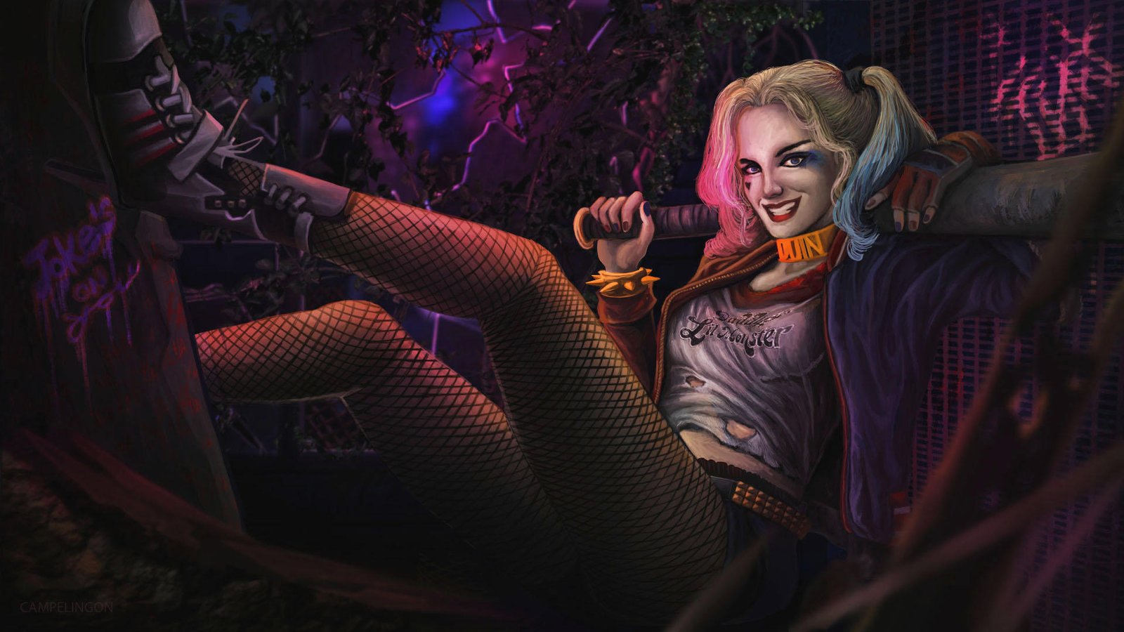 Harley Quinn New Arts Wallpaper