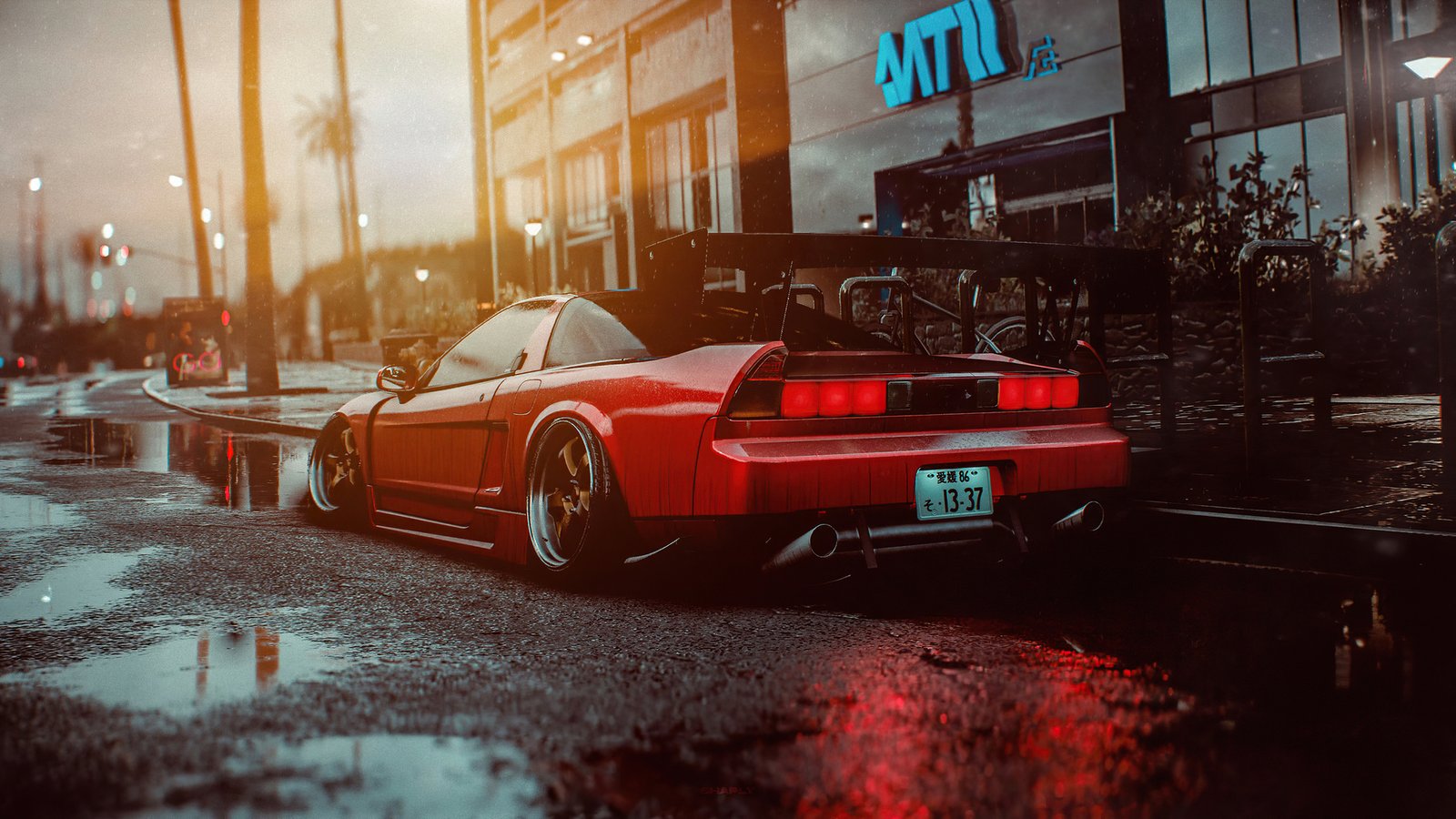 Honda Nsx Rear Need For Speed 2020 4k Wallpaper