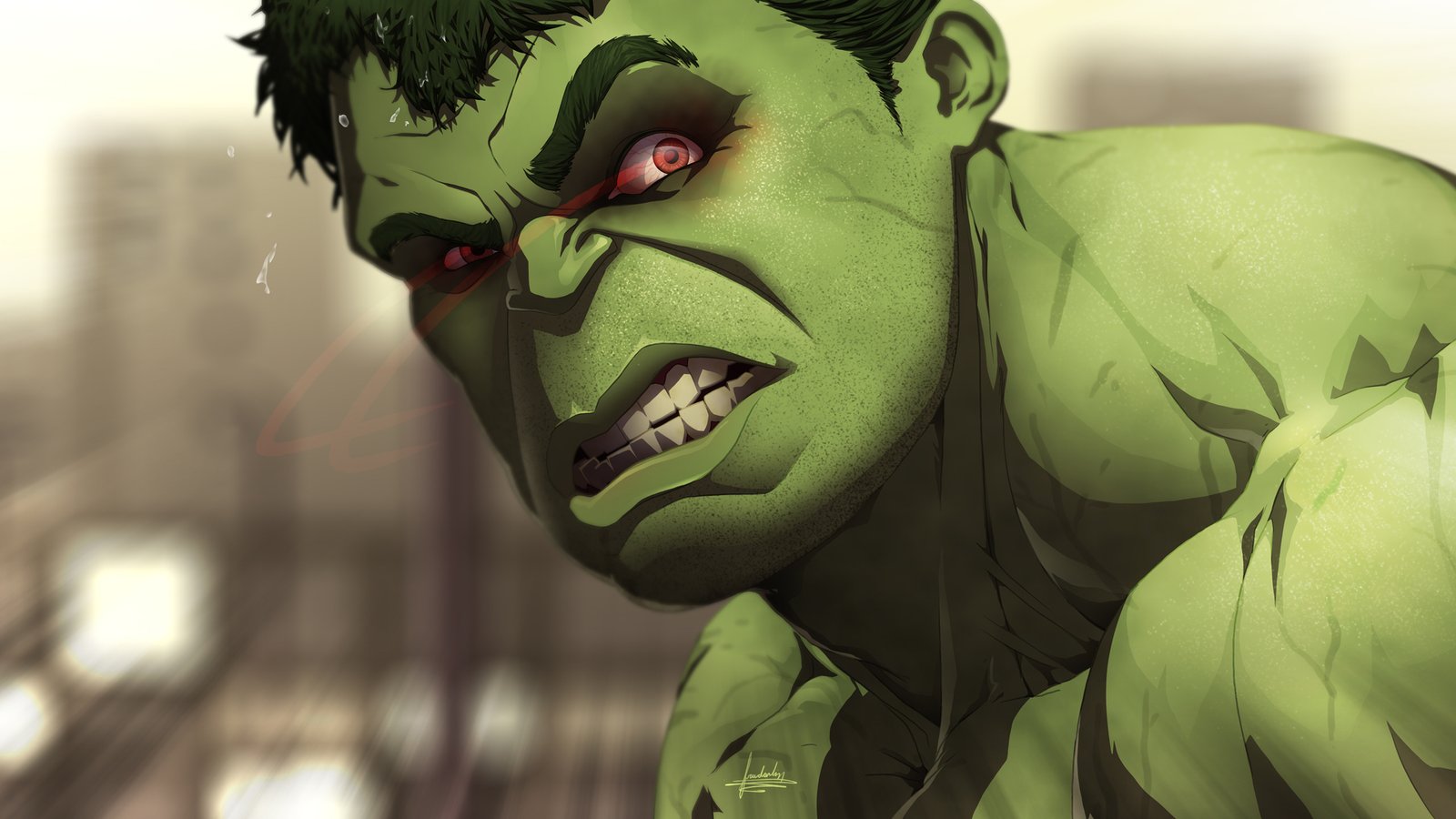 Hulk Amazing Artwork Wallpaper