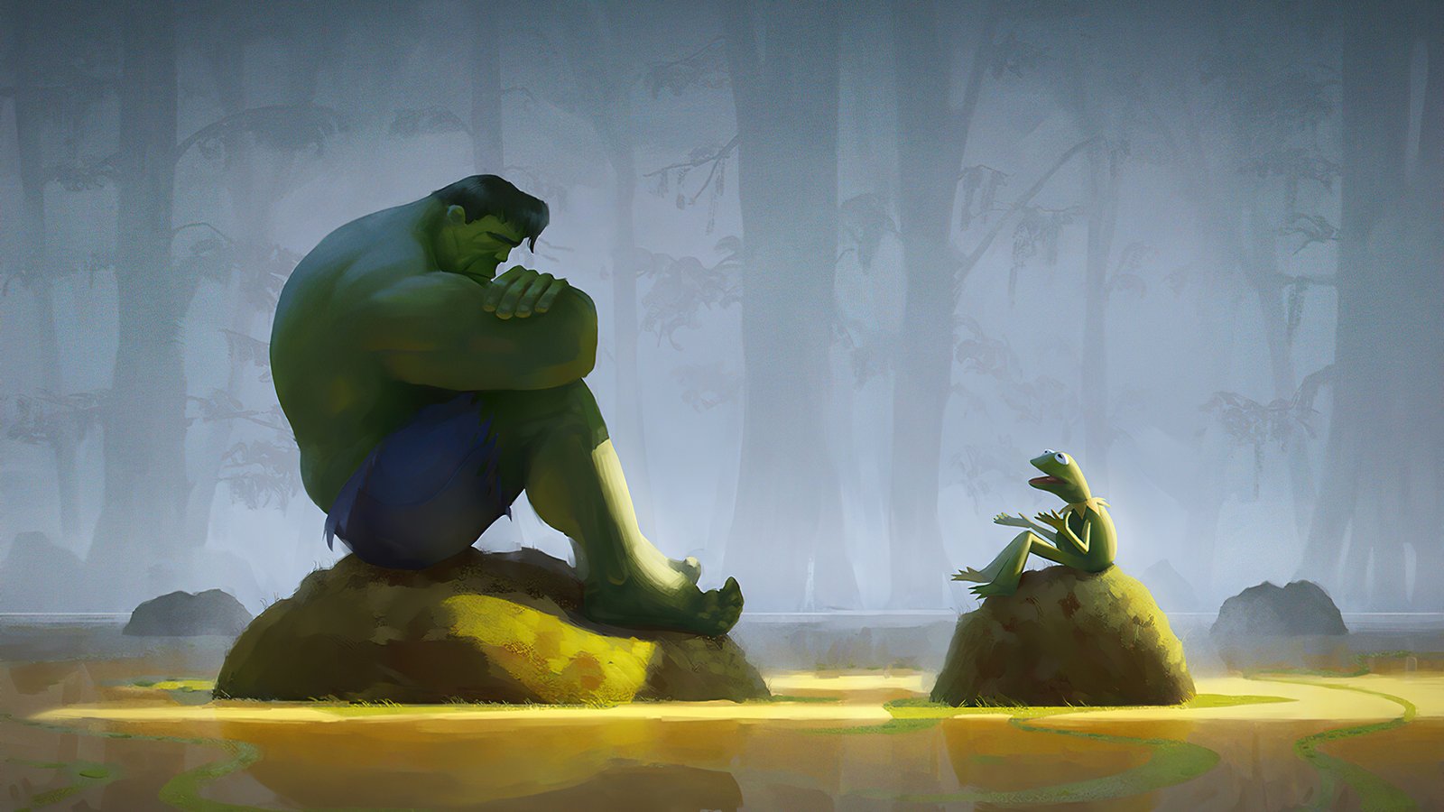 Hulk Not Easy Being Green Wallpaper