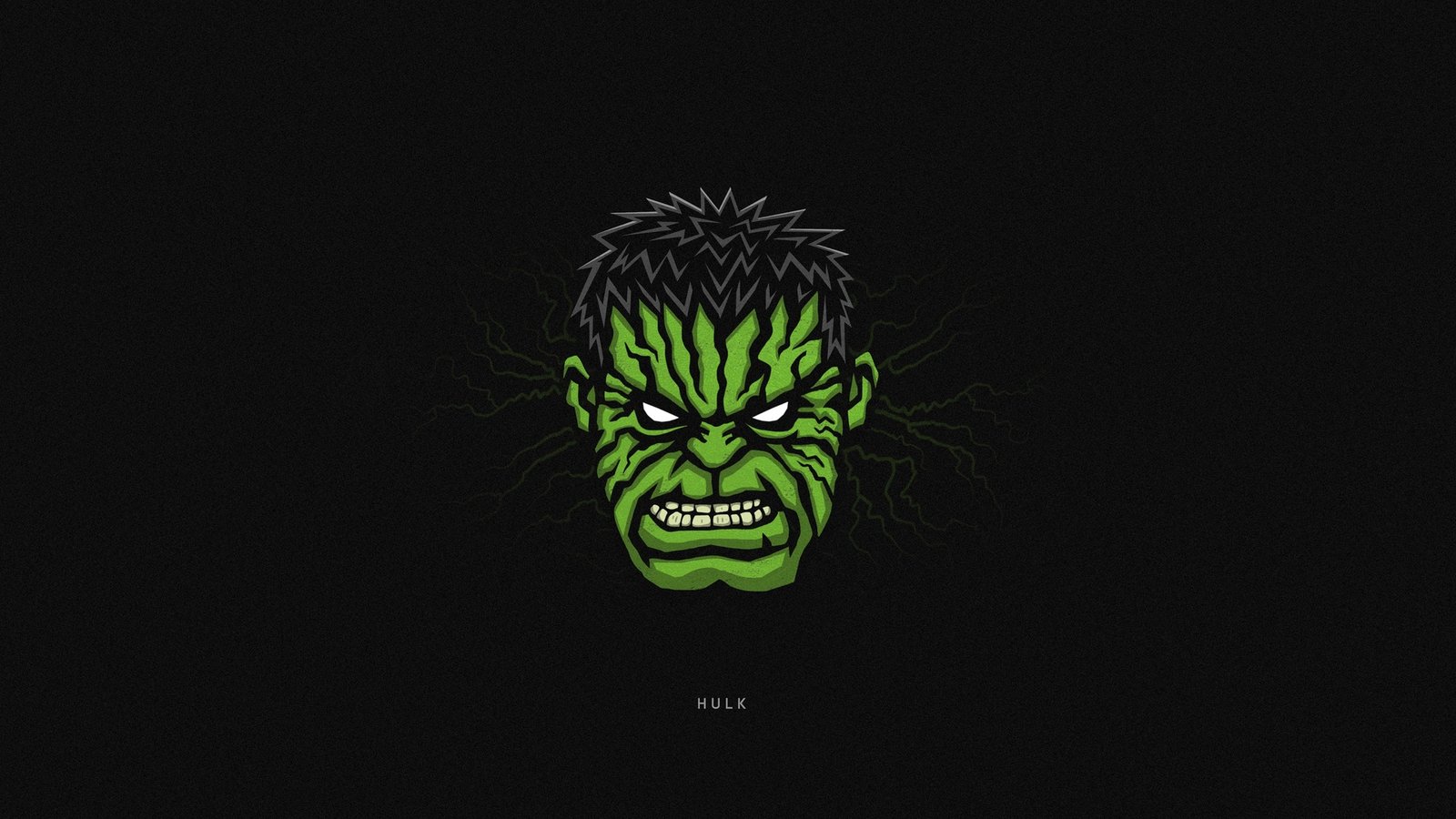 Hulk Superhero Minimal 4k Wallpaper