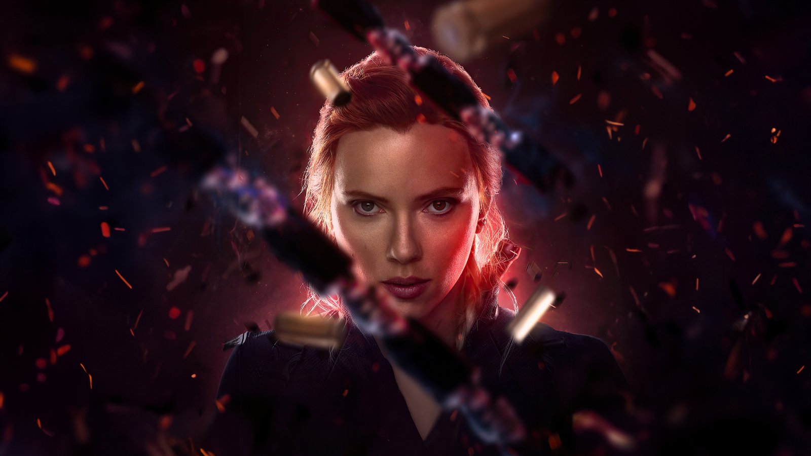 Impact Of Black Widow Wallpaper