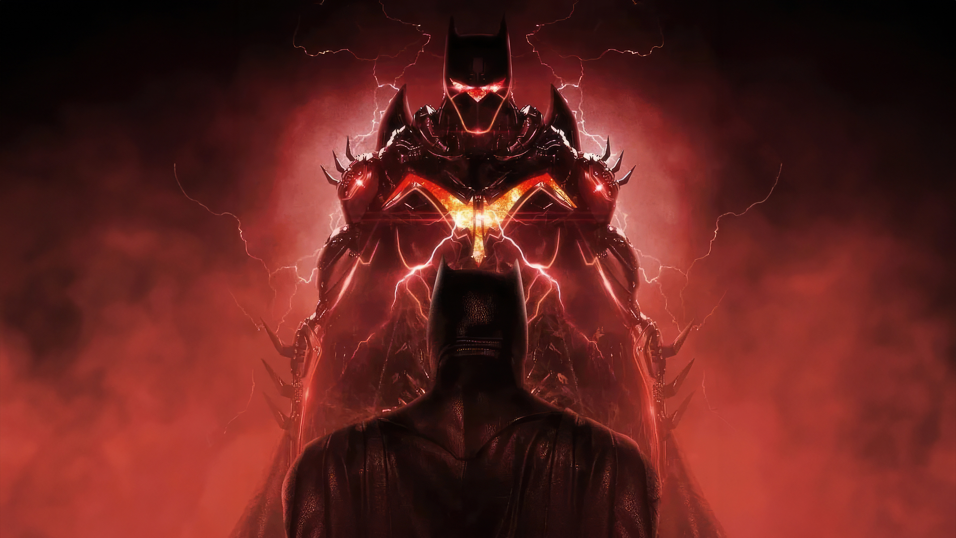 Infernal Avenger The Hellbat Armor Wallpaper