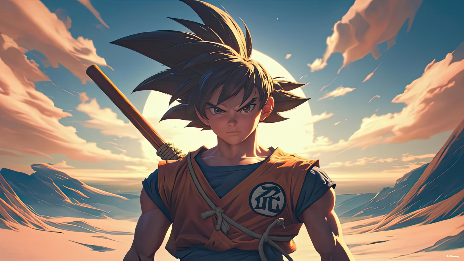 Intriguing Fusion Goku Wallpaper