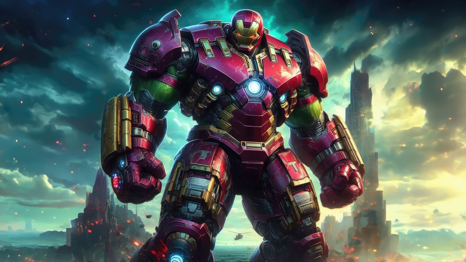 Iron Hulkbuster Power Wallpaper