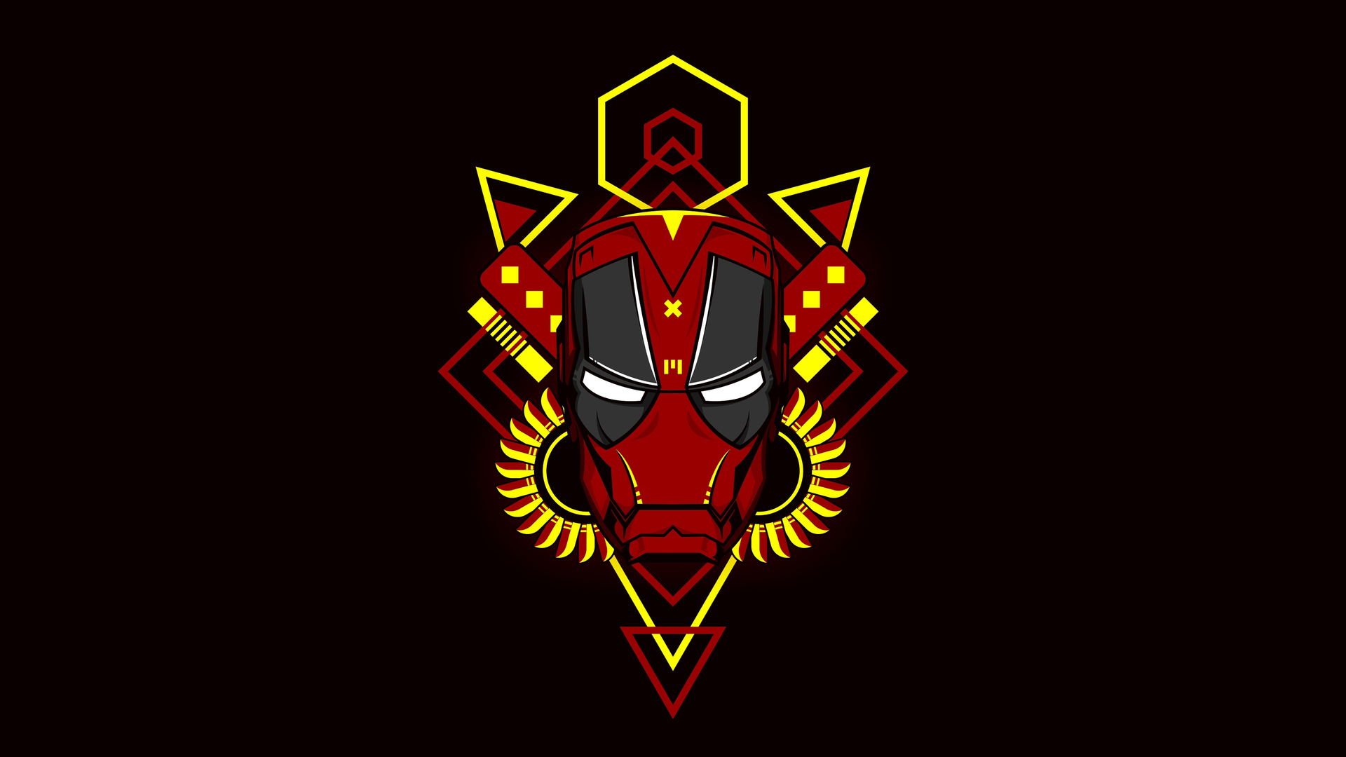 Iron Man Deadpool Version Wallpaper