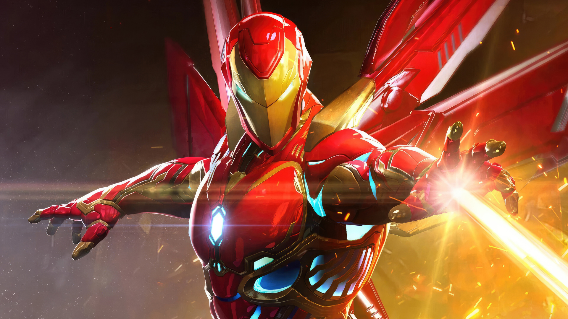 Iron Man Fire Buster Wallpaper