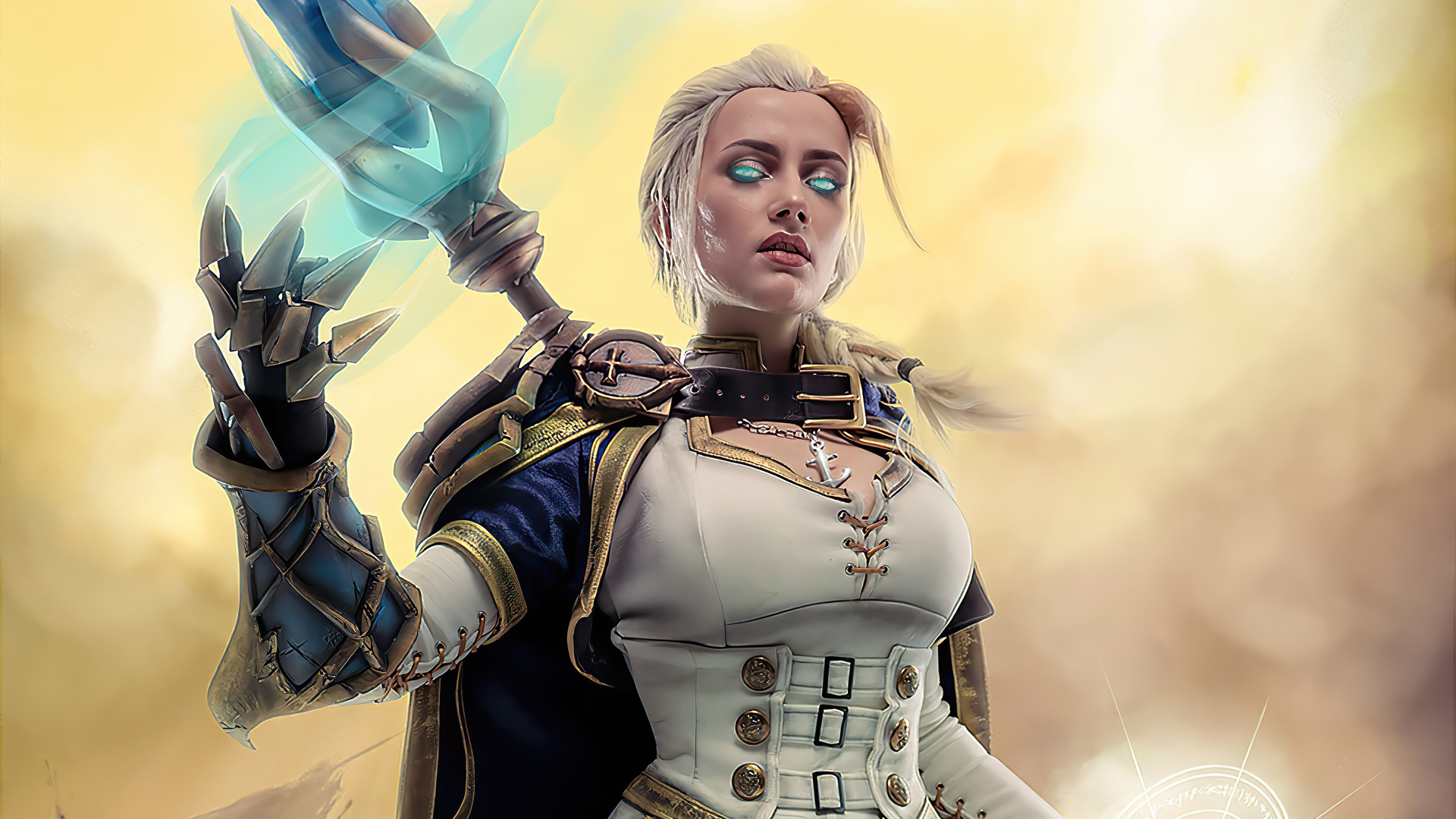 Jaina Cosplay MK11 Wallpaper