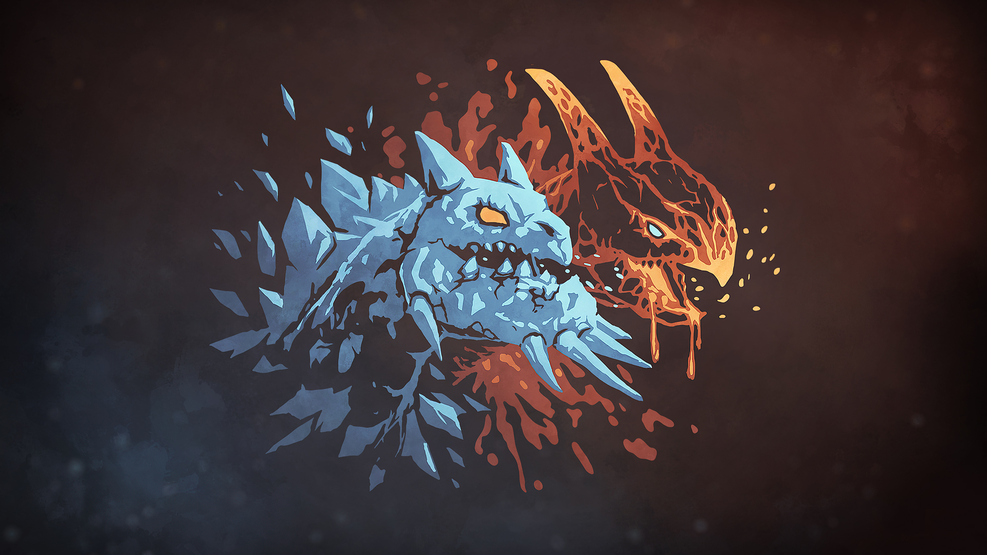 Jakiro Dota 2 Fire And Ice 4k Wallpaper