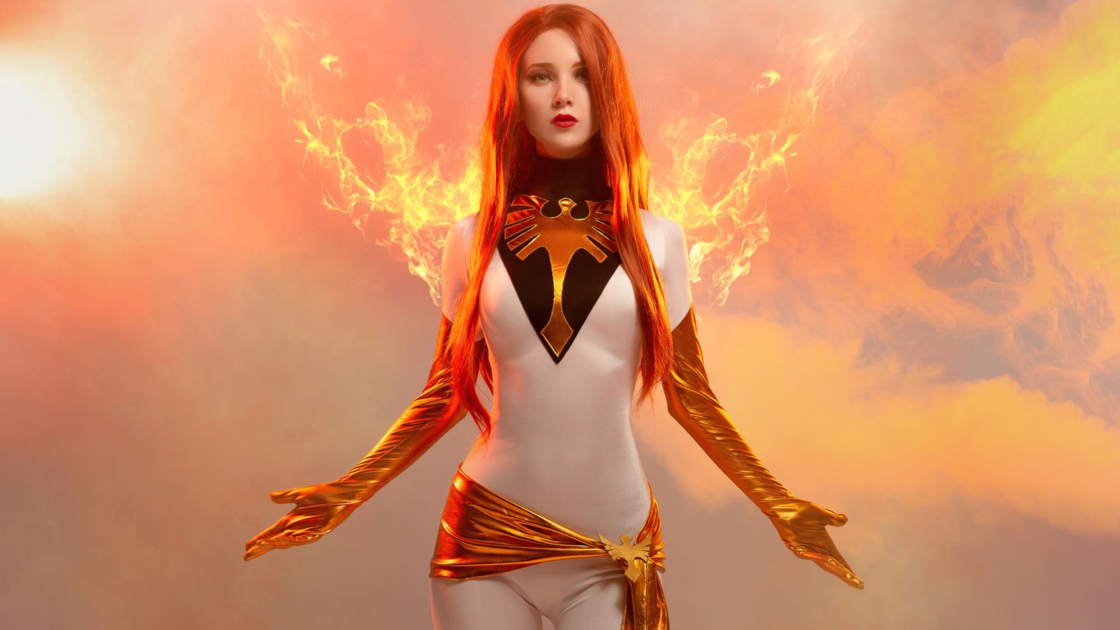 Jean Grey X Men Powers Cosplay 8k Wallpaper