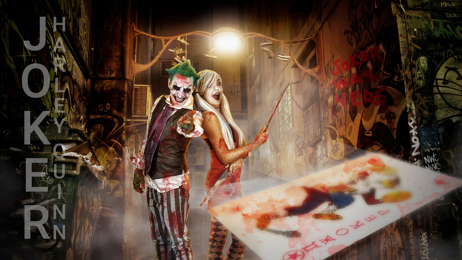 Joker And Harley Quinn Cosplay Photography 4k Wallpaper