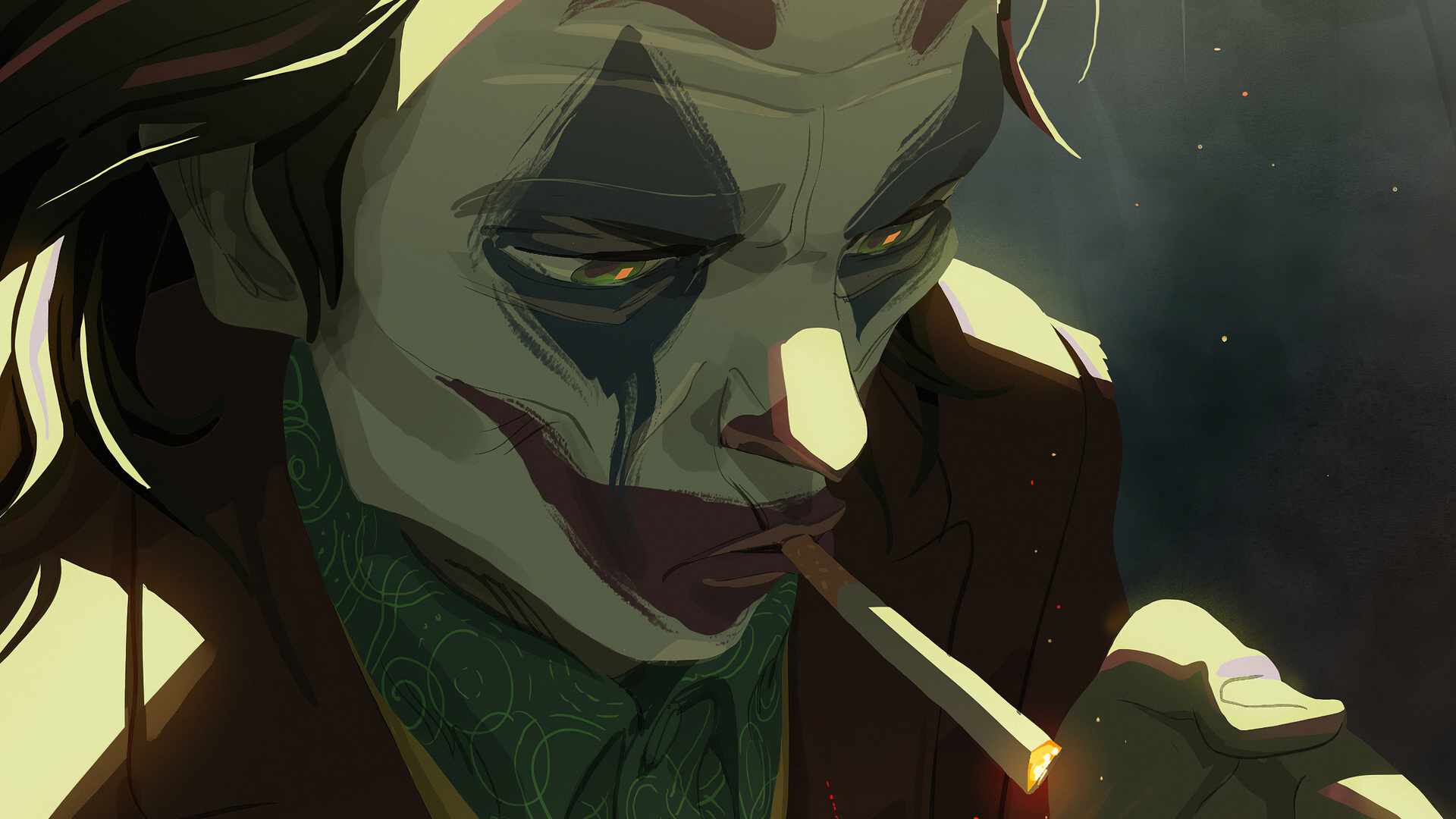 Joker Dark Smoker Wallpaper